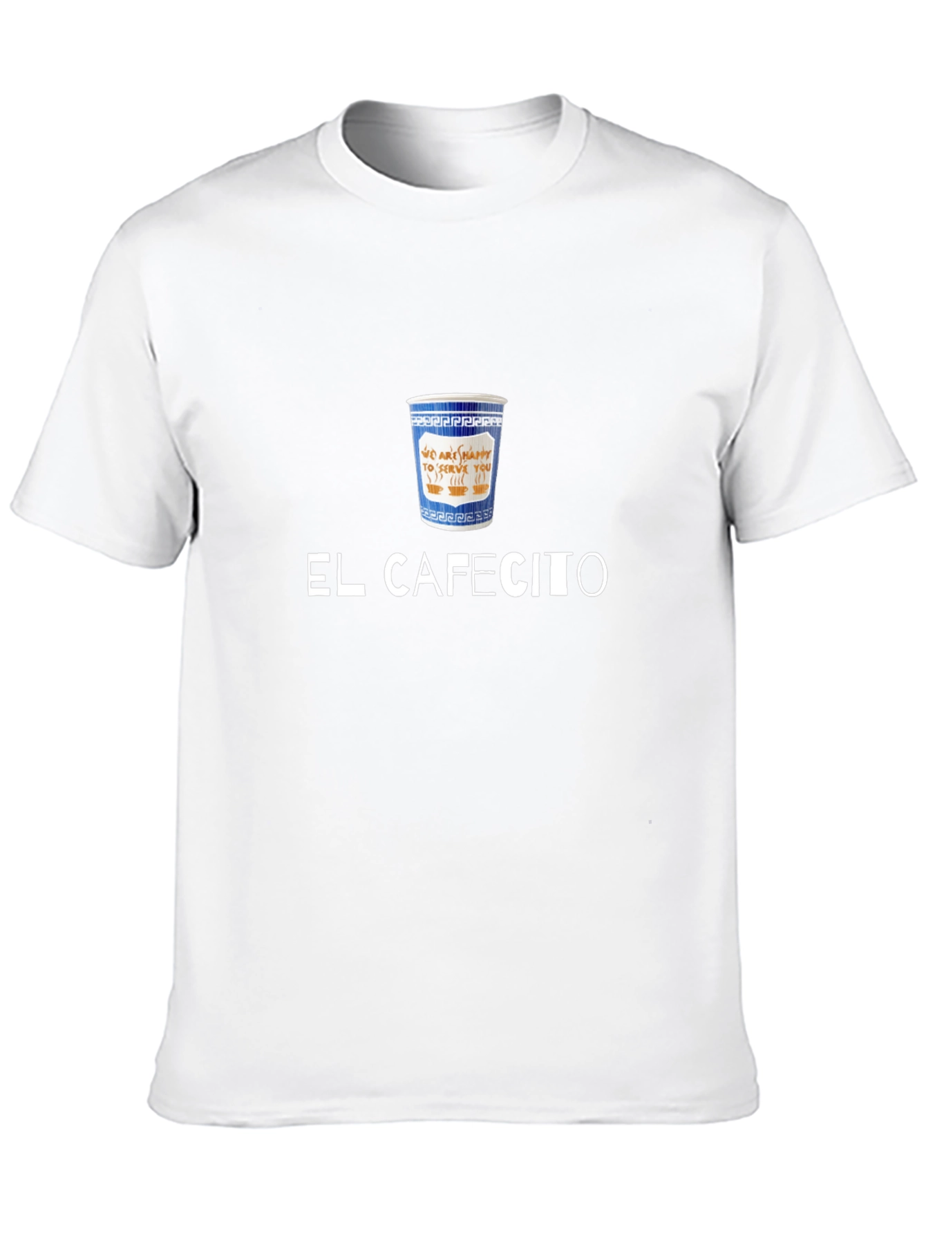 El Cafecito T-Shirt - Coffee Cup Design