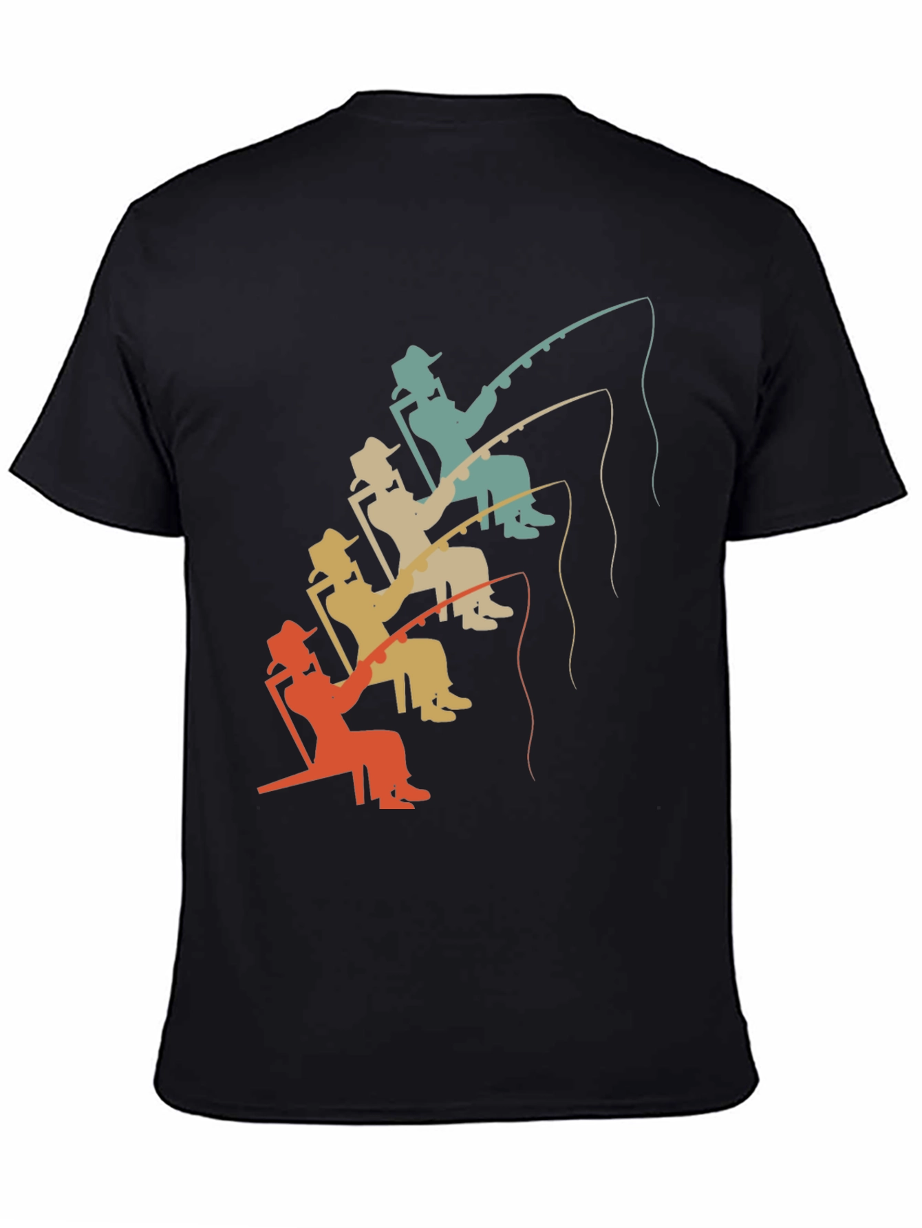 Retro Fishing T-Shirt - Relaxed Angler Design