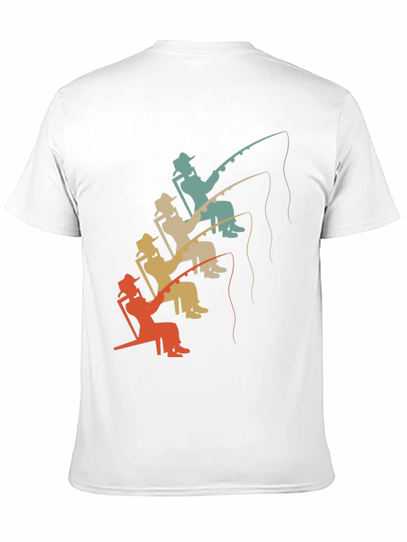 Retro Fishing T-Shirt - Relaxed Angler Design