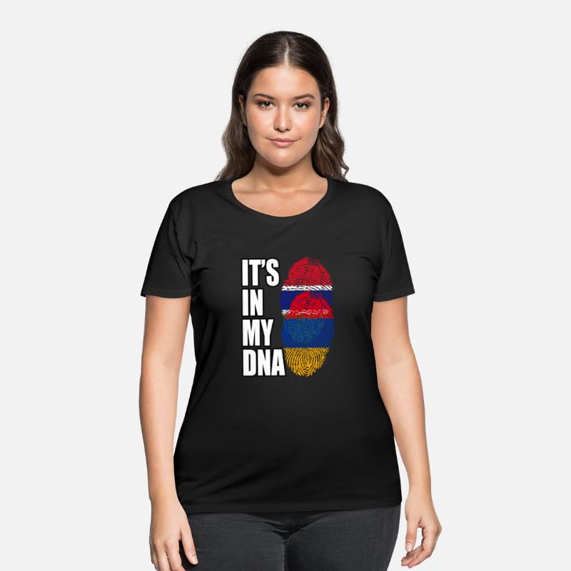 Gambian And Armenian Mix Heritage DNA Flag