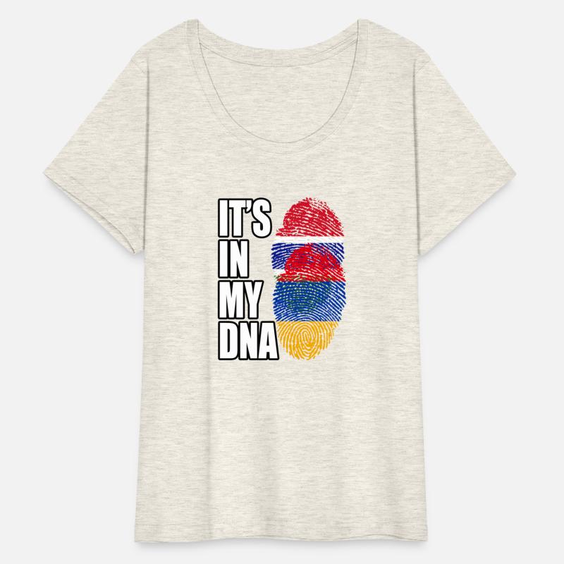 Gambian And Armenian Mix Heritage DNA Flag