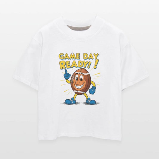 Game Day Ready – Retro Cartoon Football Character