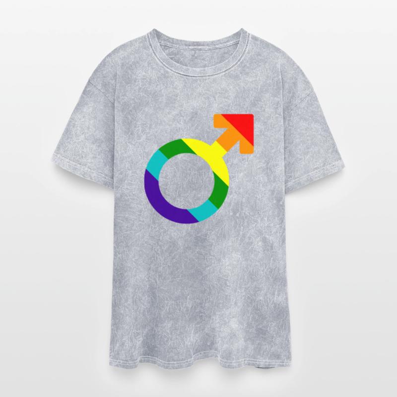 Gay pride rainbow symbol