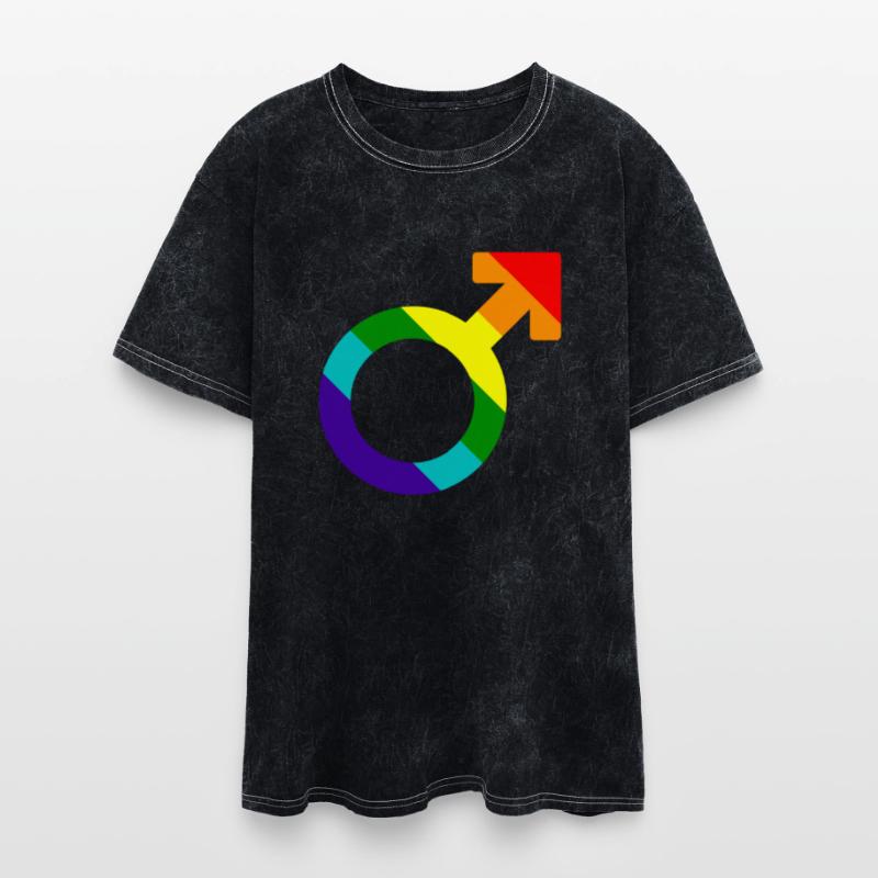 Gay pride rainbow symbol