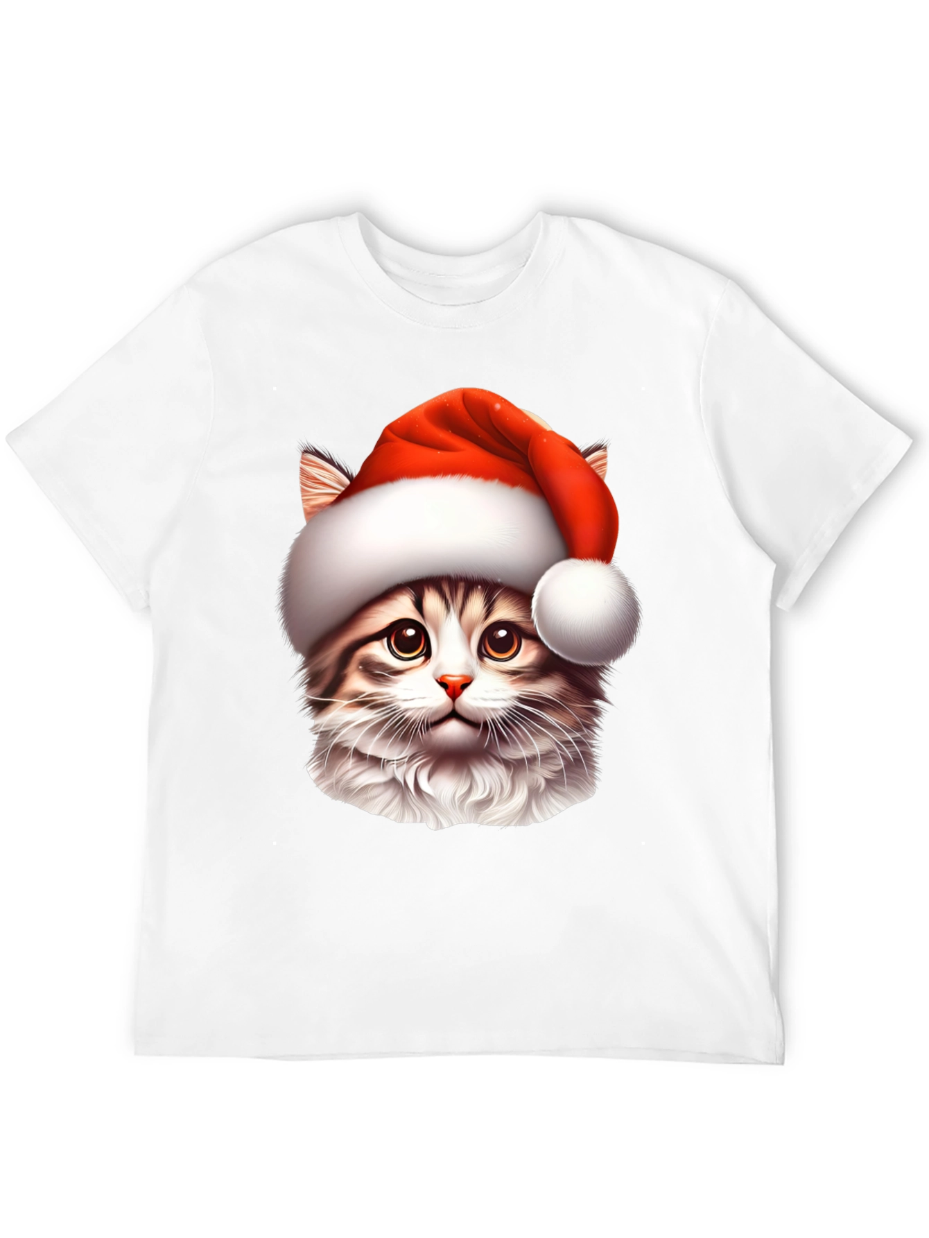 Festive Cat T-Shirt - Holiday Style