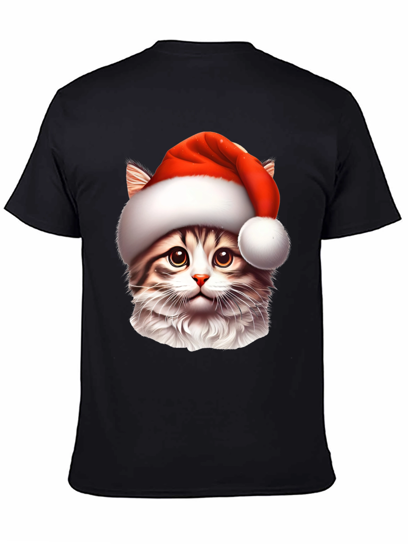 Festive Cat T-Shirt - Holiday Style