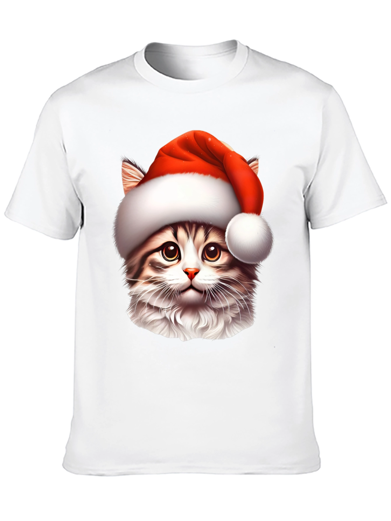 Festive Cat T-Shirt - Holiday Style