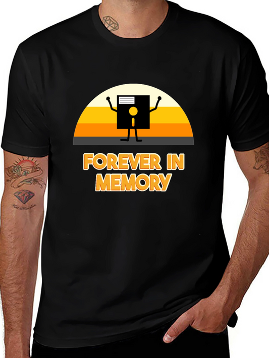 Forever in Memory Floppy Disk Graphic Tee