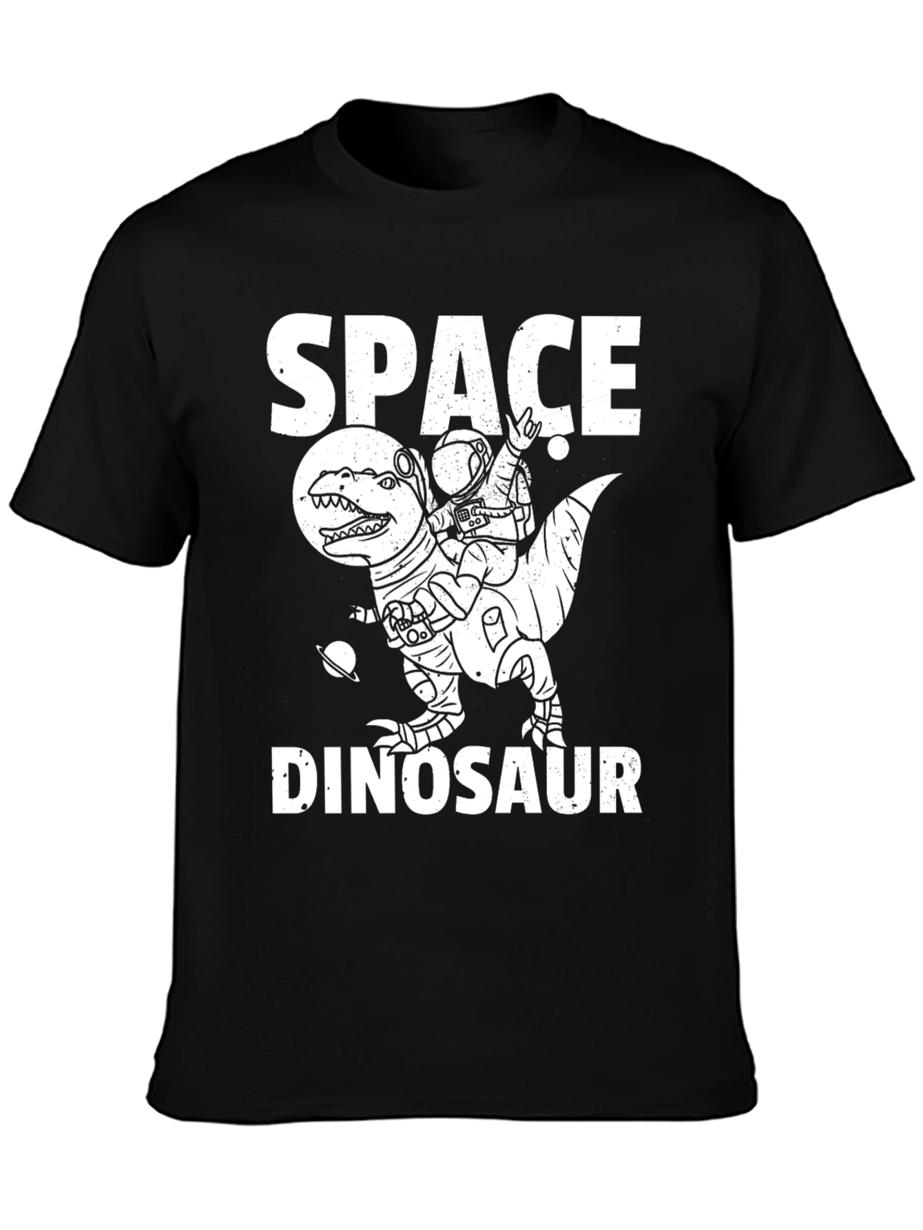 Space Dinosaur T-Shirt - Astronaut Riding Dino Tee