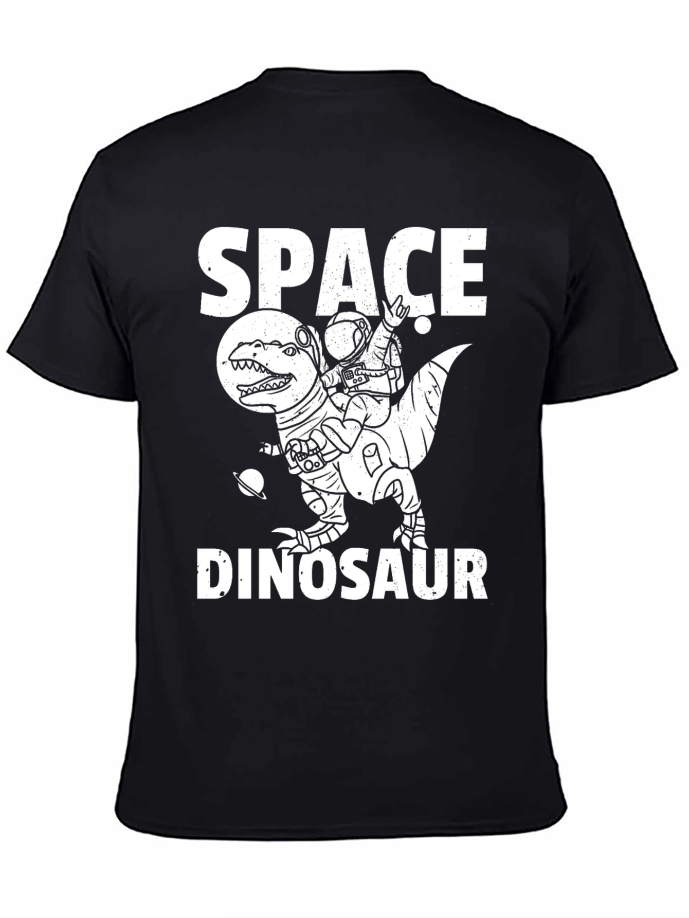 Space Dinosaur T-Shirt - Astronaut Riding Dino Tee