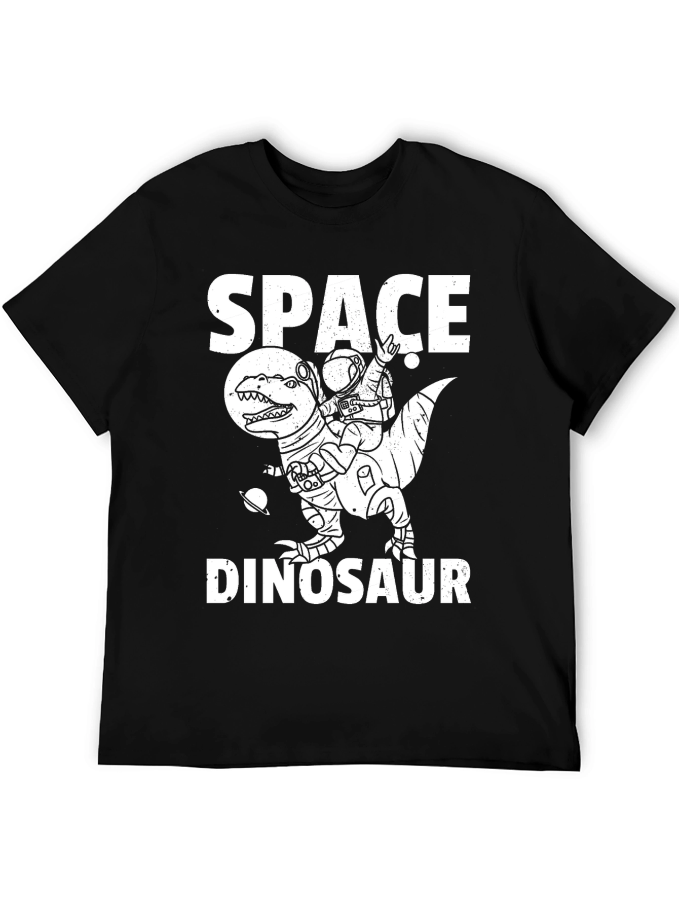 Space Dinosaur T-Shirt - Astronaut Riding Dino Tee