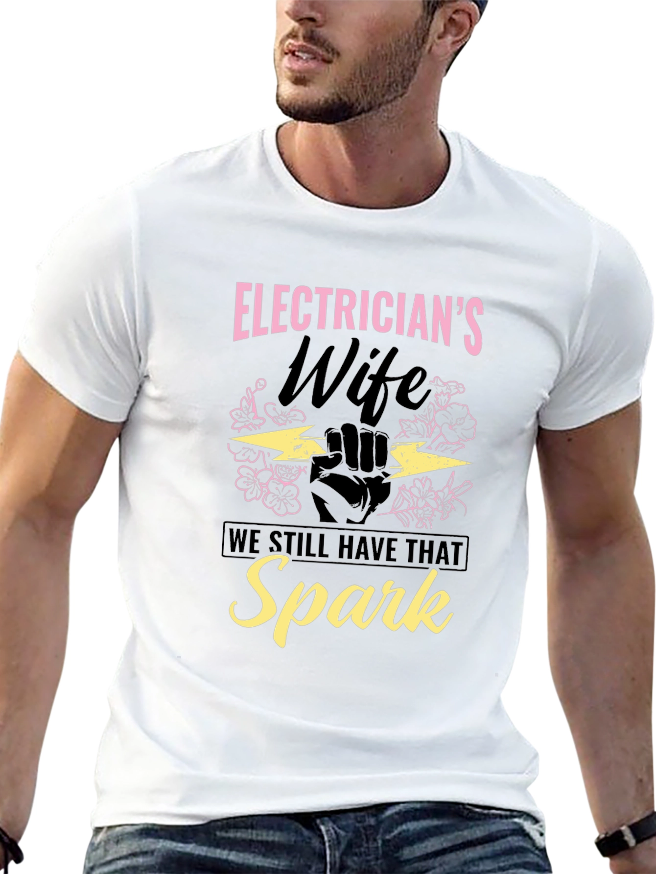 Electricians Wife Graphic T-Shirt