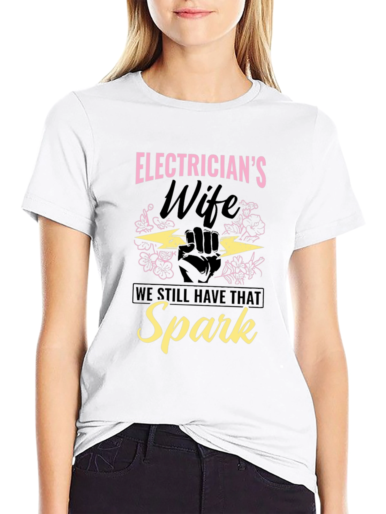 Electricians Wife Graphic T-Shirt