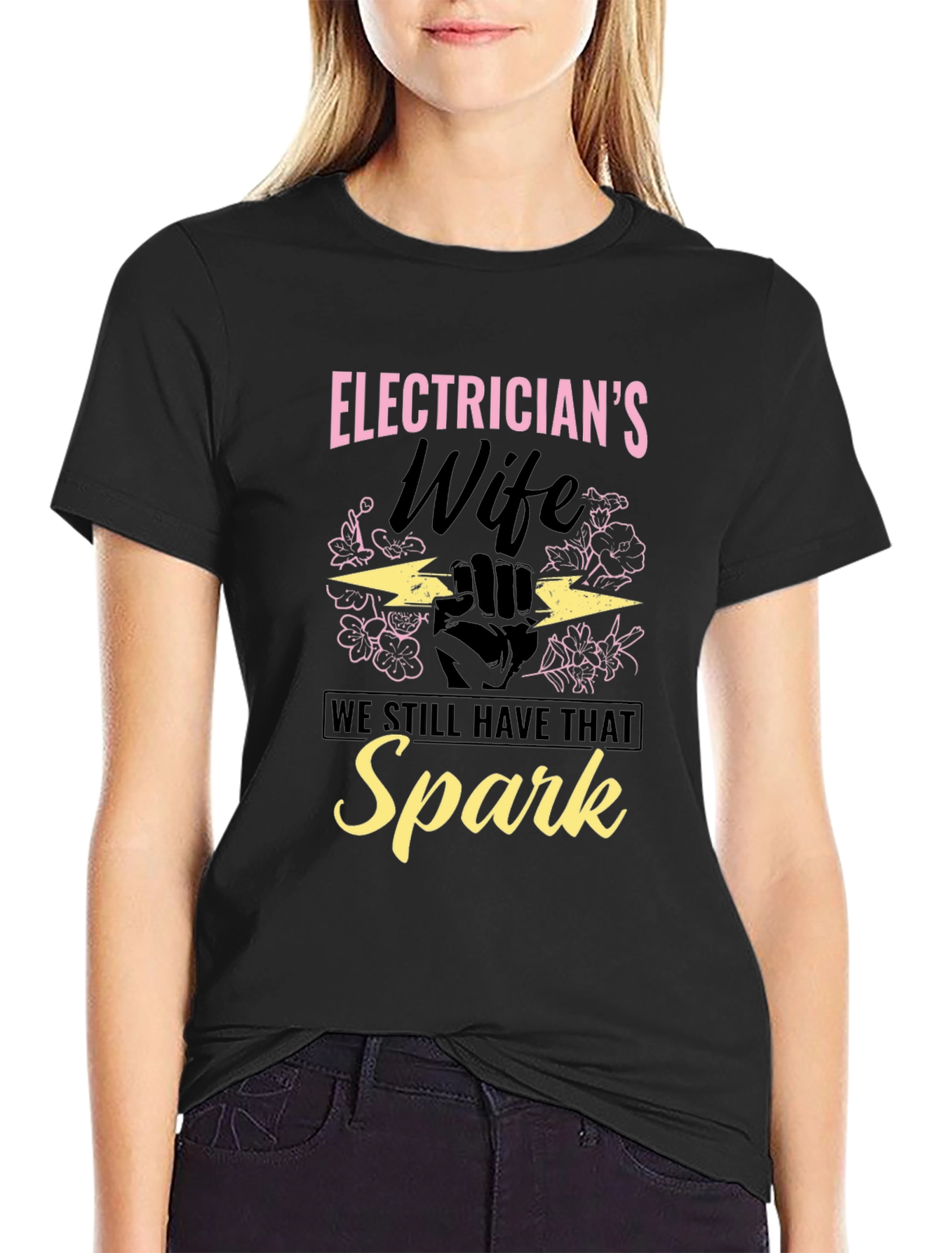Electricians Wife Graphic T-Shirt