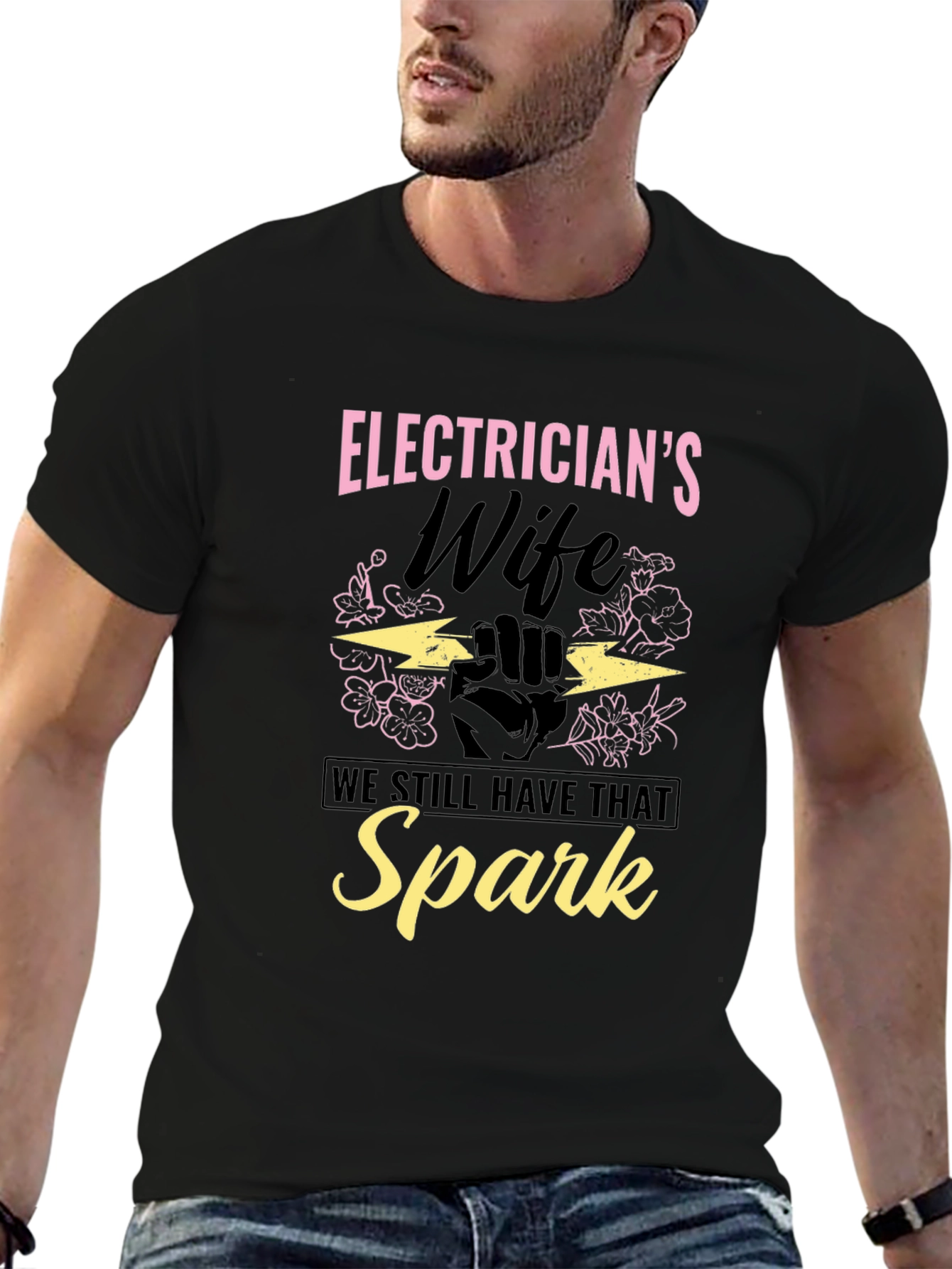 Electricians Wife Graphic T-Shirt