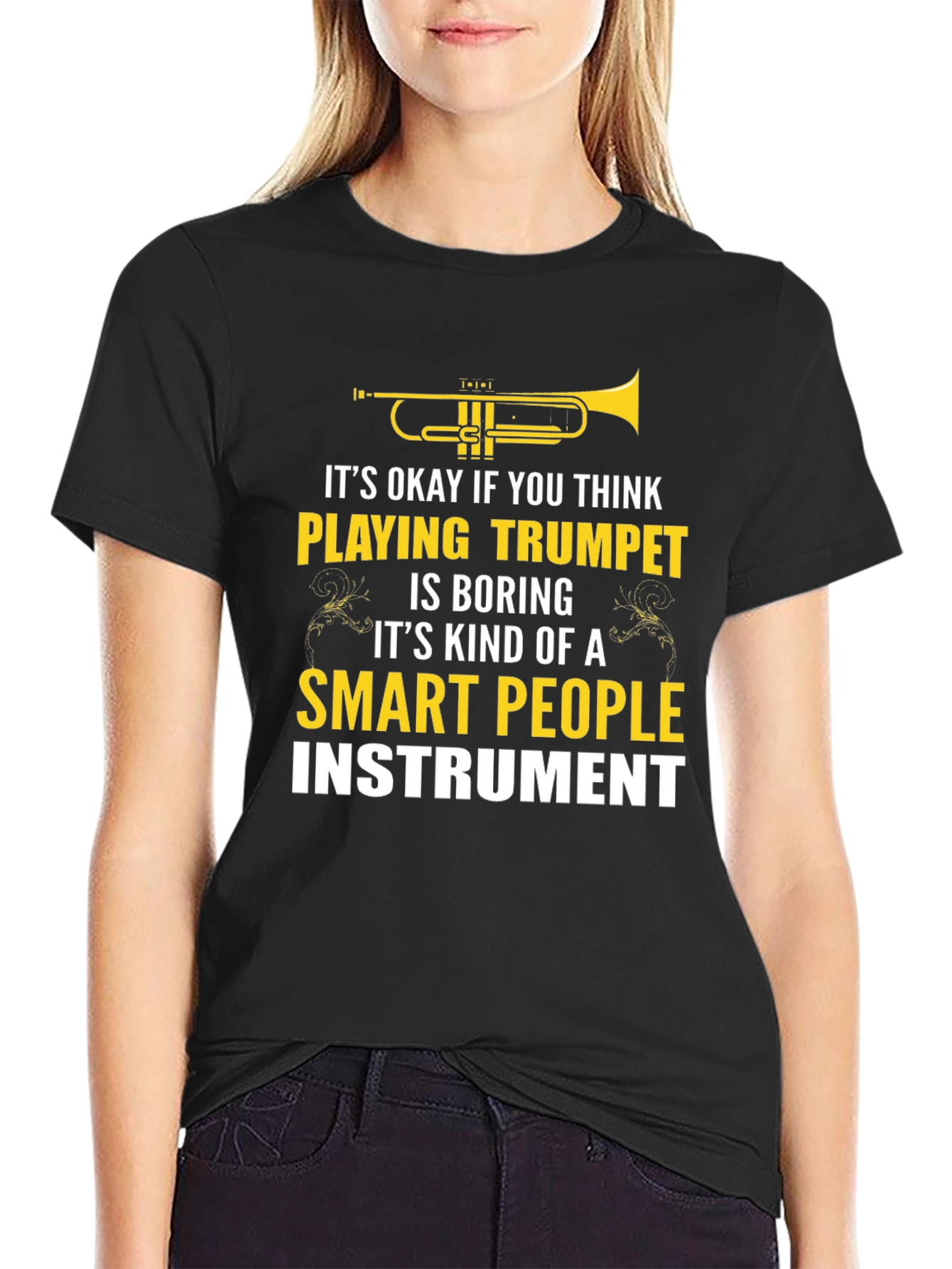 Trumpet Player T-Shirt - Smart People Instrument