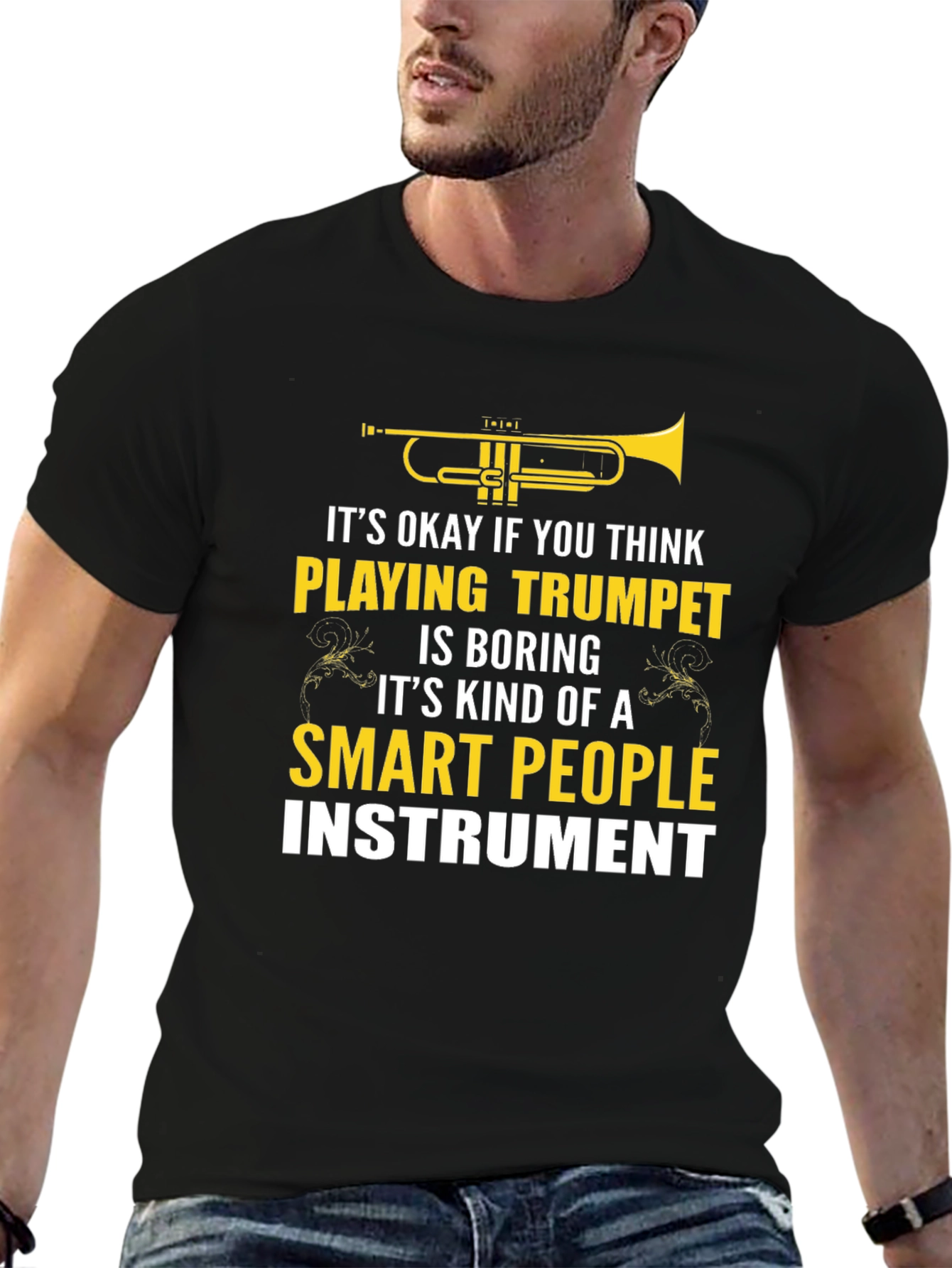 Trumpet Player T-Shirt - Smart People Instrument