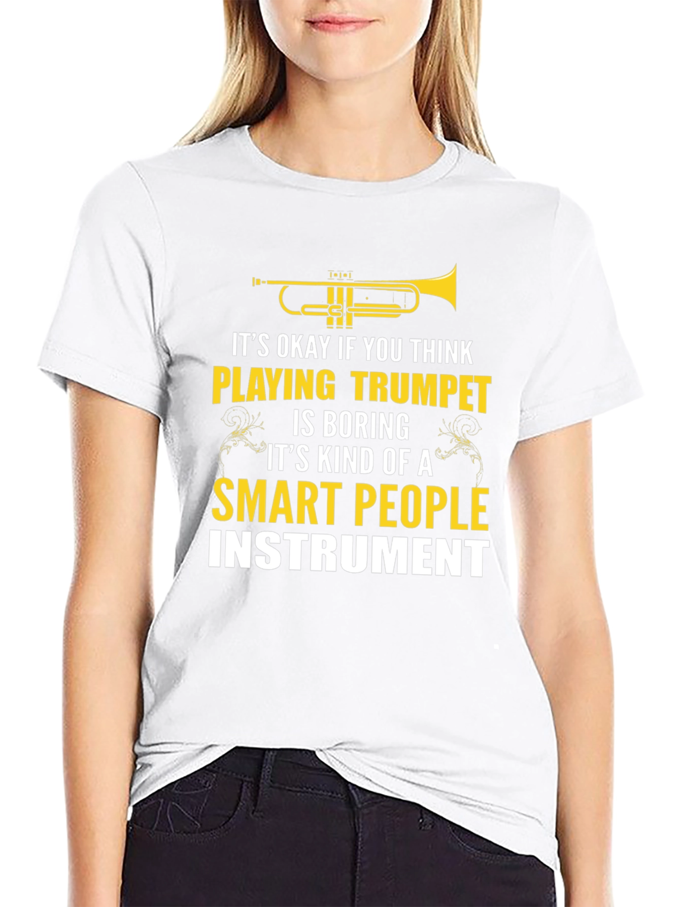 Trumpet Player T-Shirt - Smart People Instrument