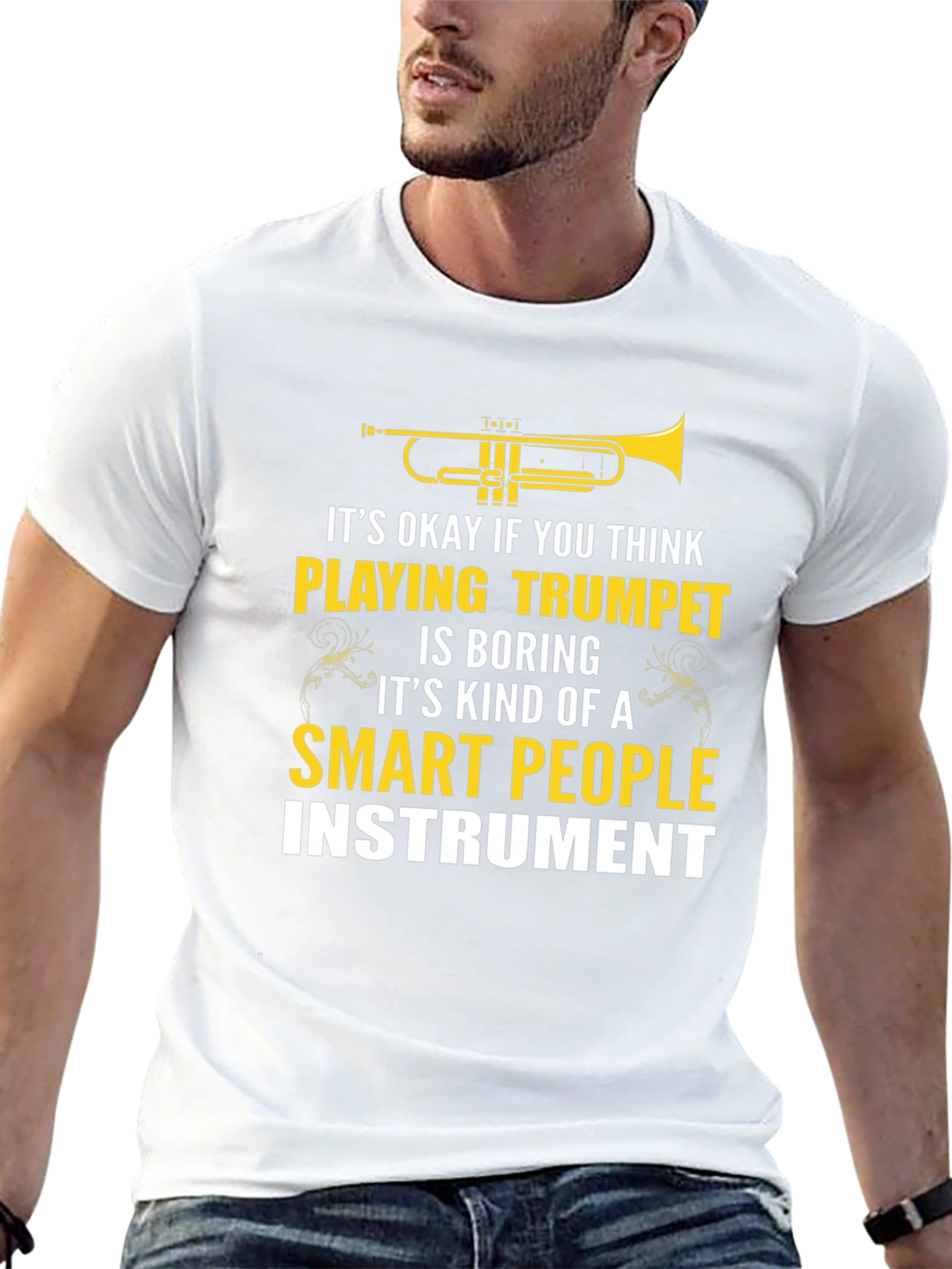 Trumpet Player T-Shirt - Smart People Instrument