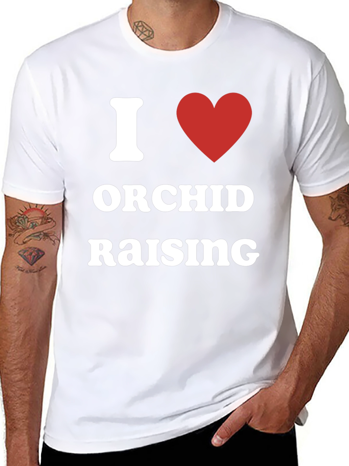 I Love Orchid Raising T-Shirt