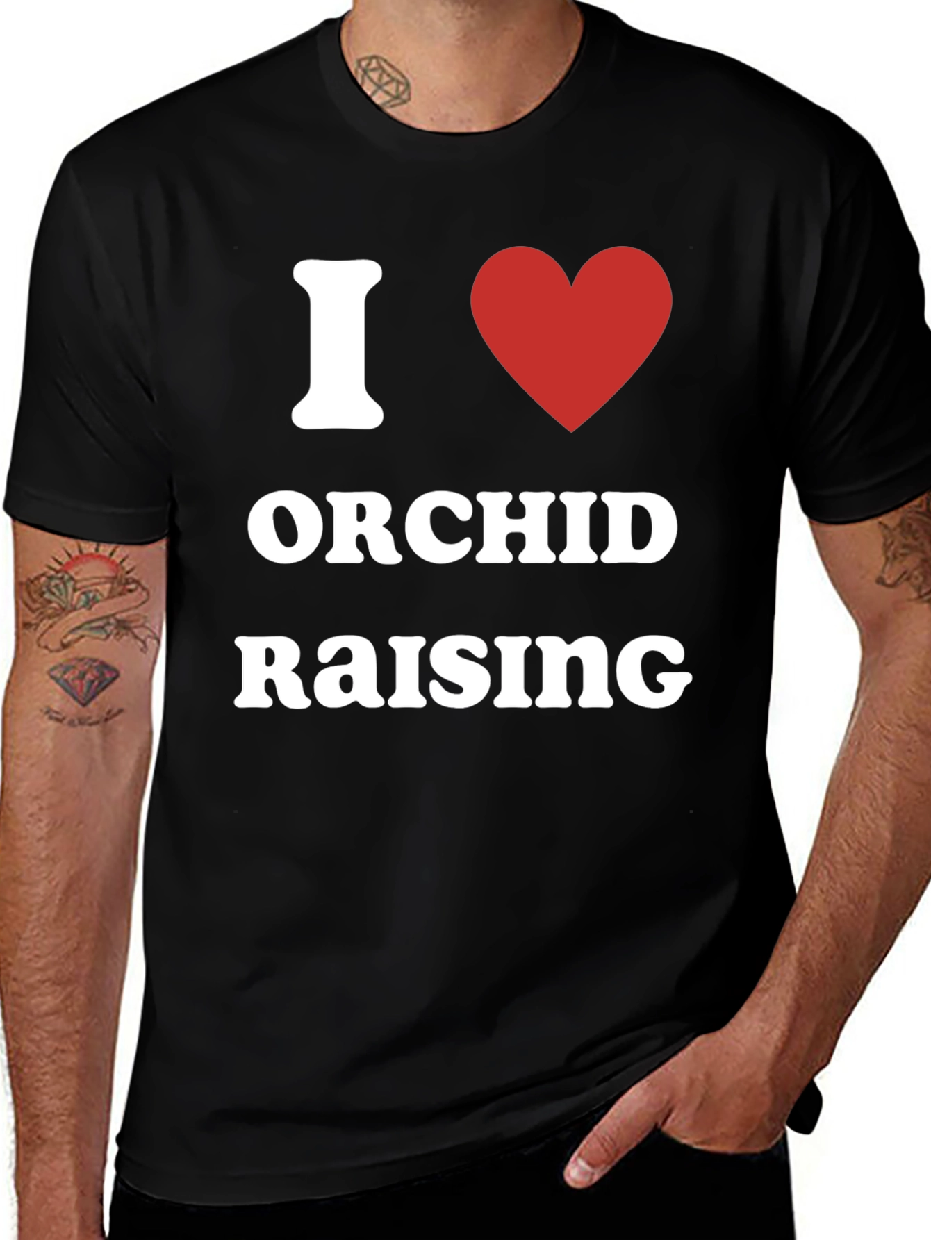 I Love Orchid Raising T-Shirt