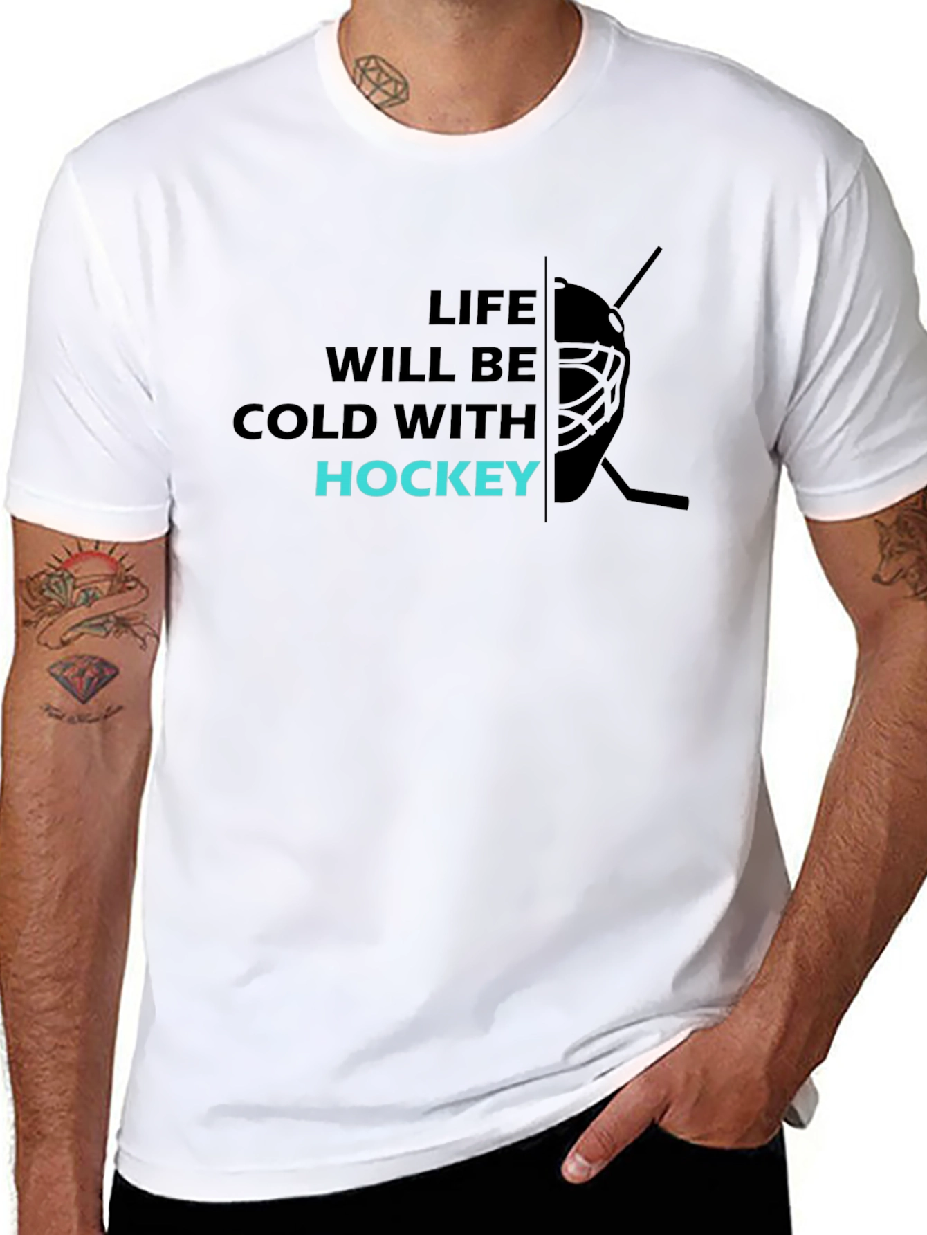 Life Will Be Cold with Hockey T-Shirt