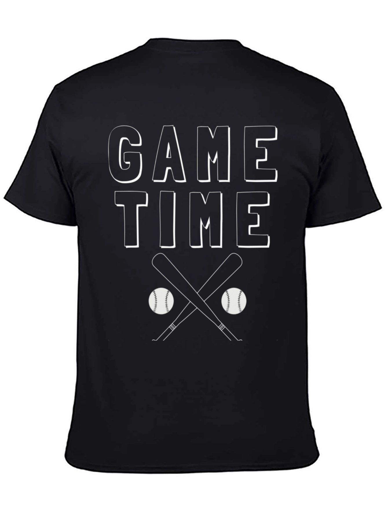 Game Time Baseball Graphic Tee