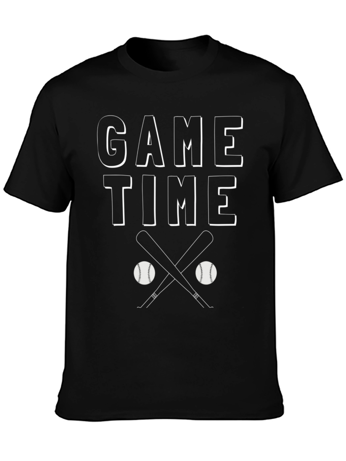 Game Time Baseball Graphic Tee