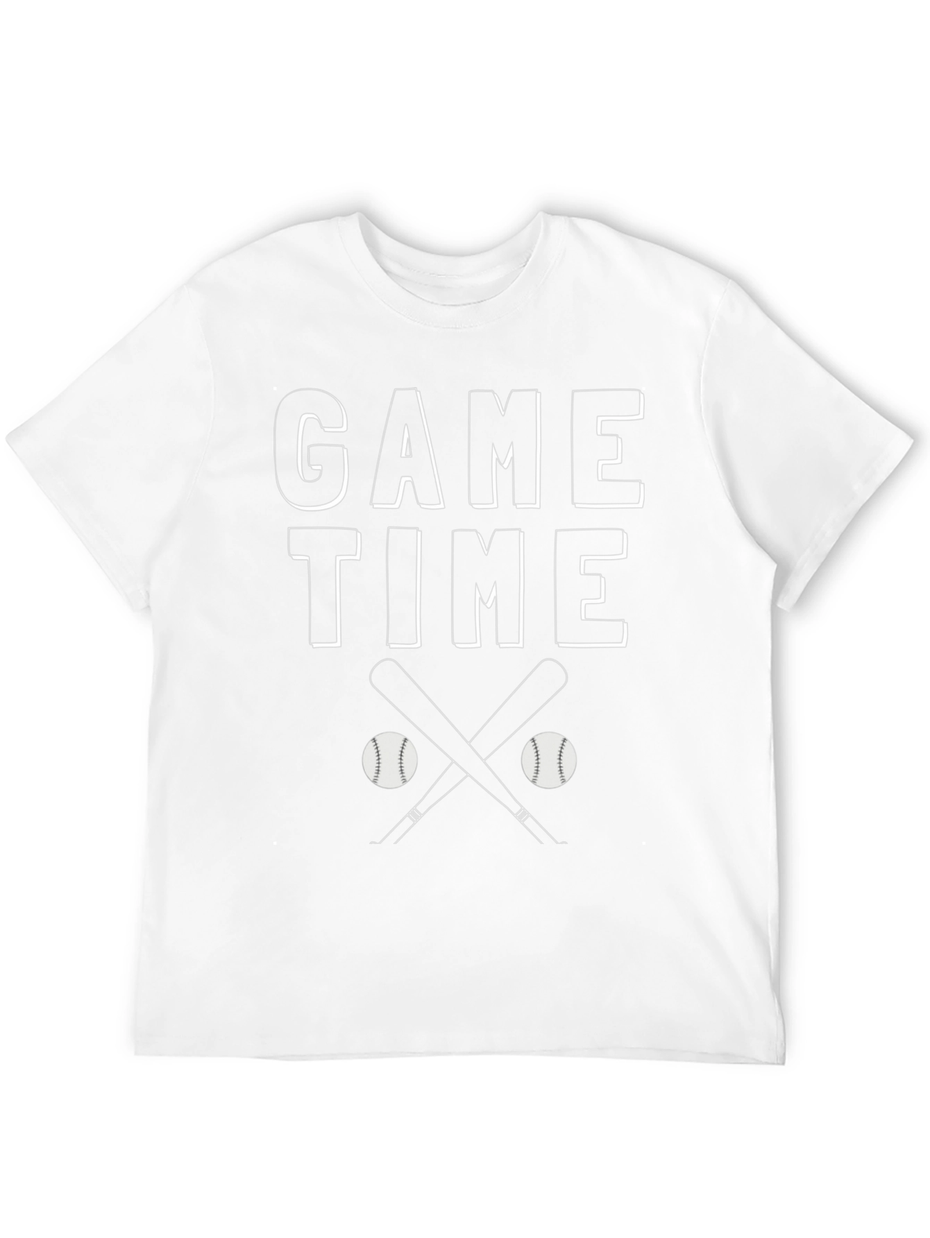 Game Time Baseball Graphic Tee