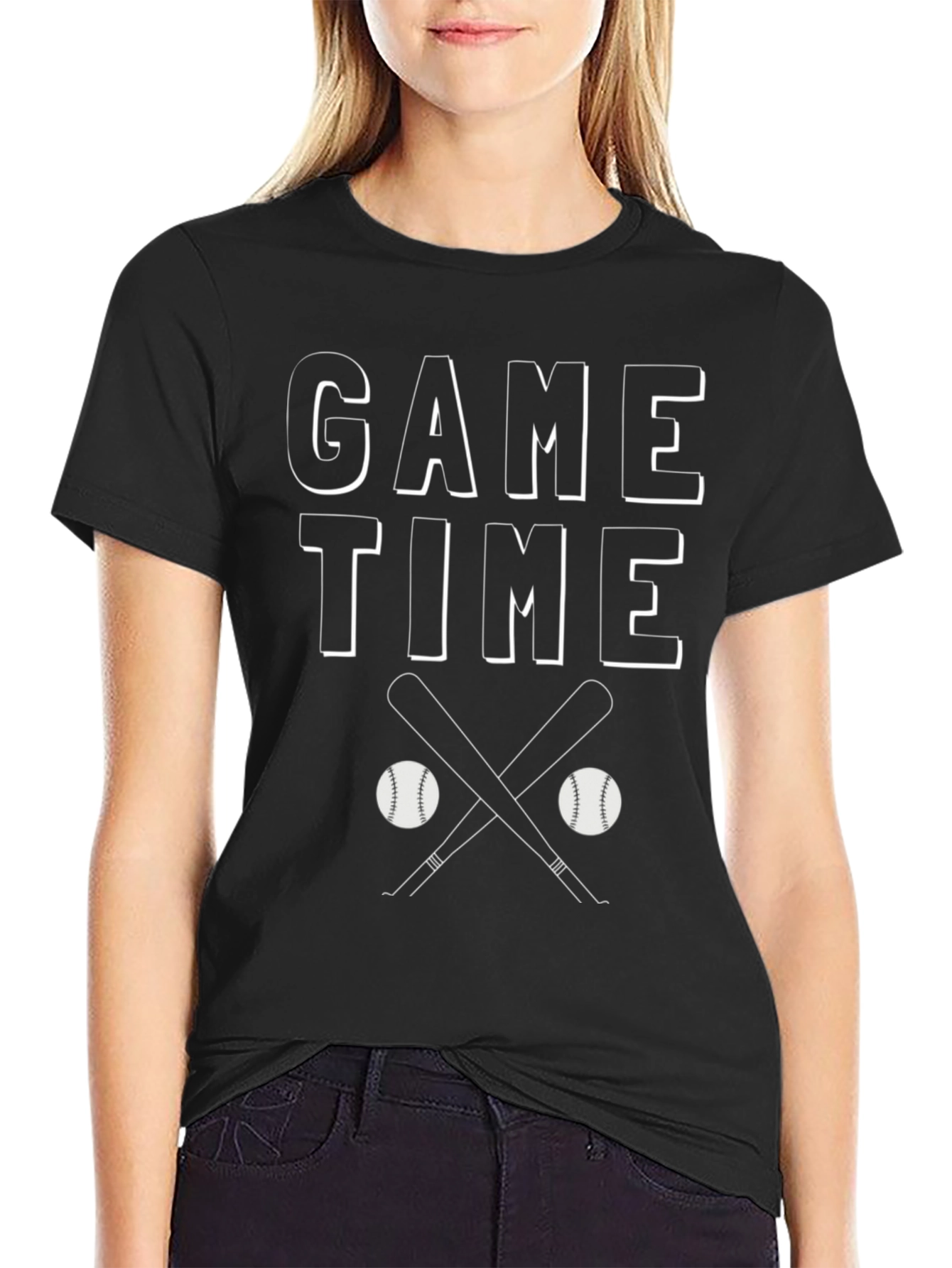 Game Time Baseball Graphic Tee