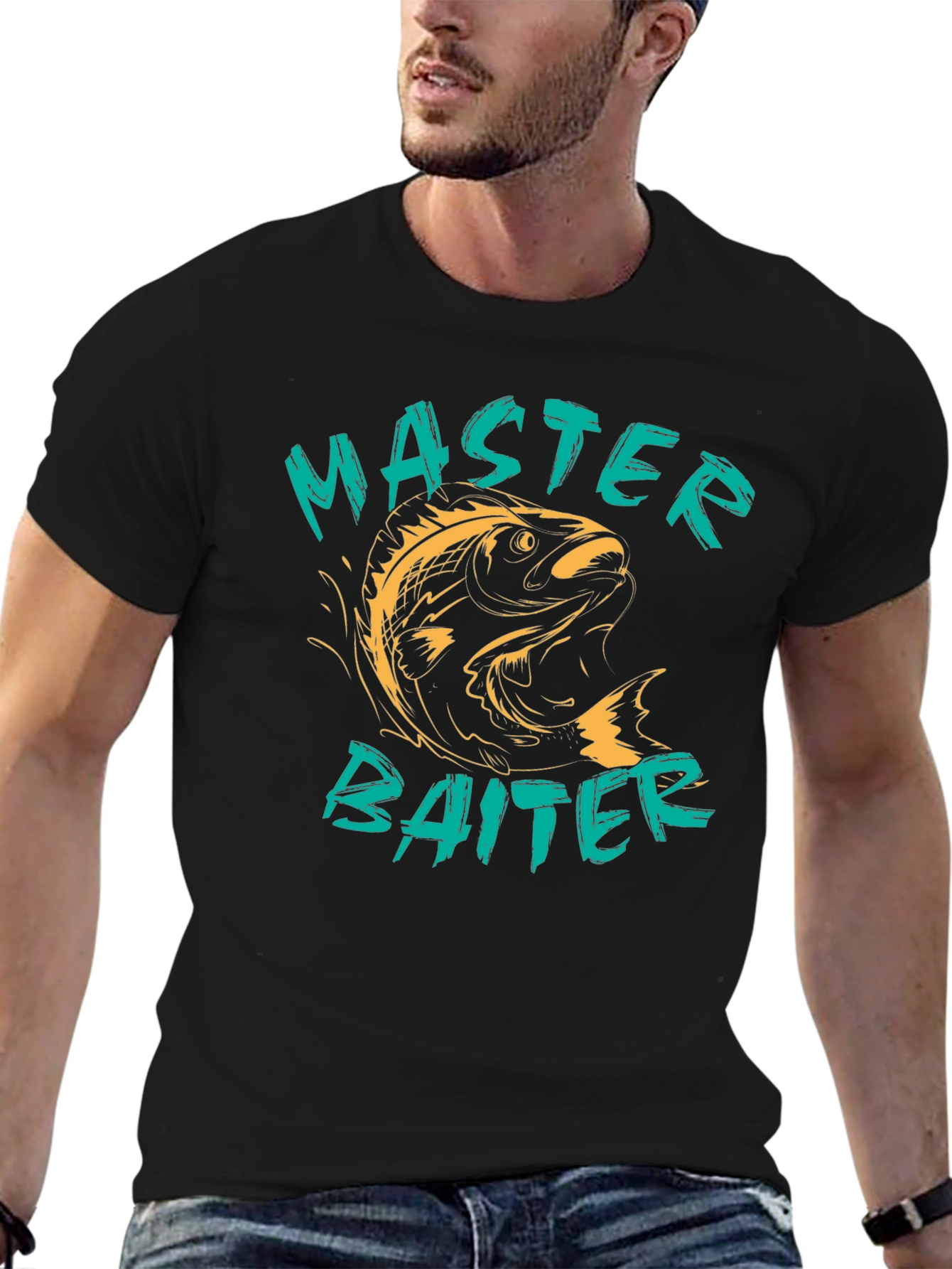 Master Baiter Fishing T-Shirt - Humorous Angler Tee