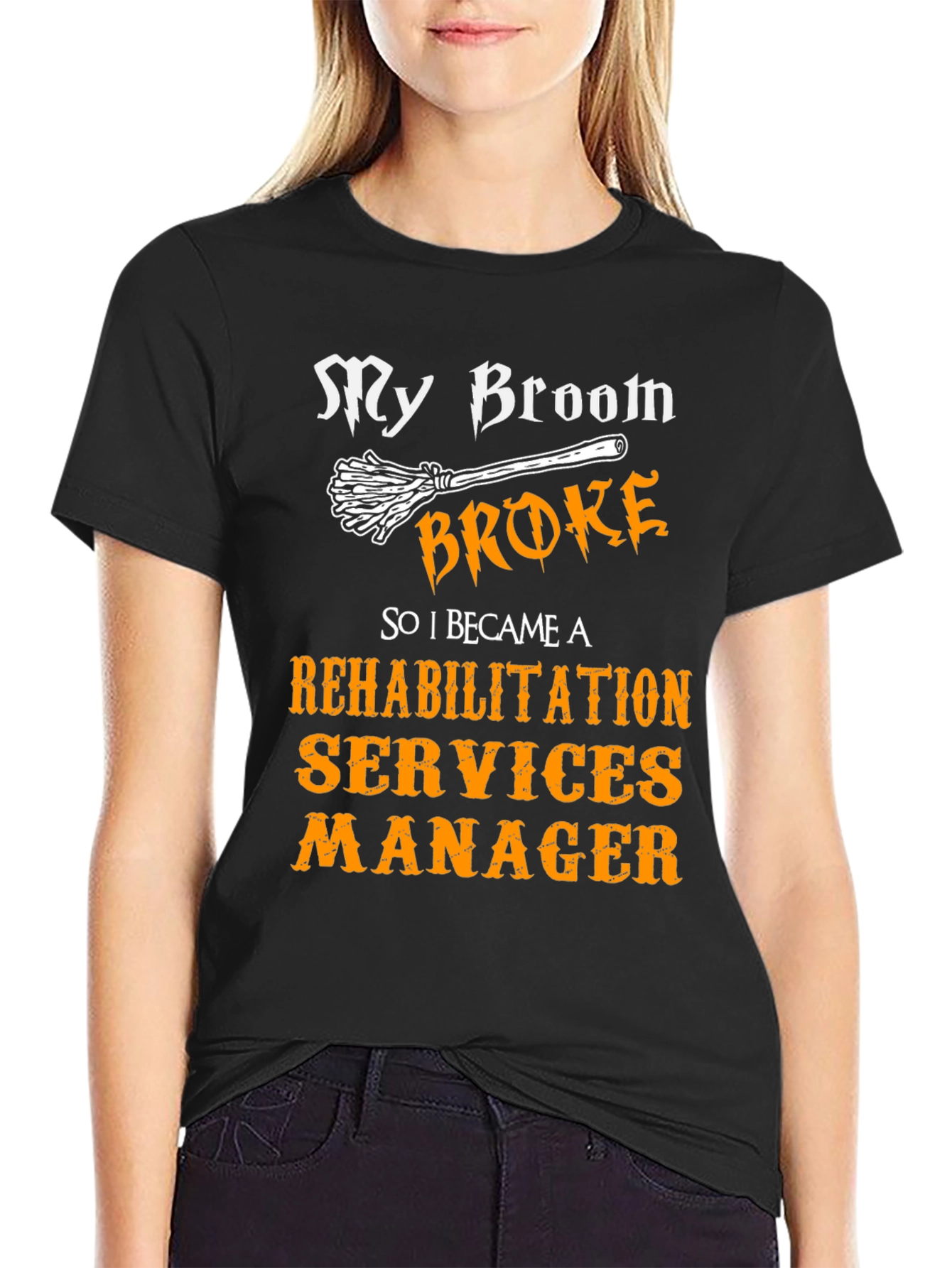 Rehabilitation Services Manager Halloween T-Shirt