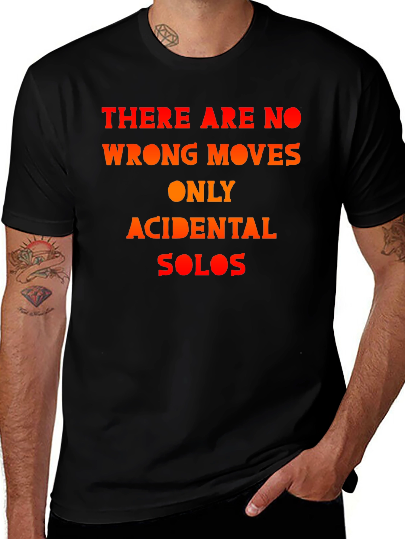 Funny Accidental Solos Black T-Shirt