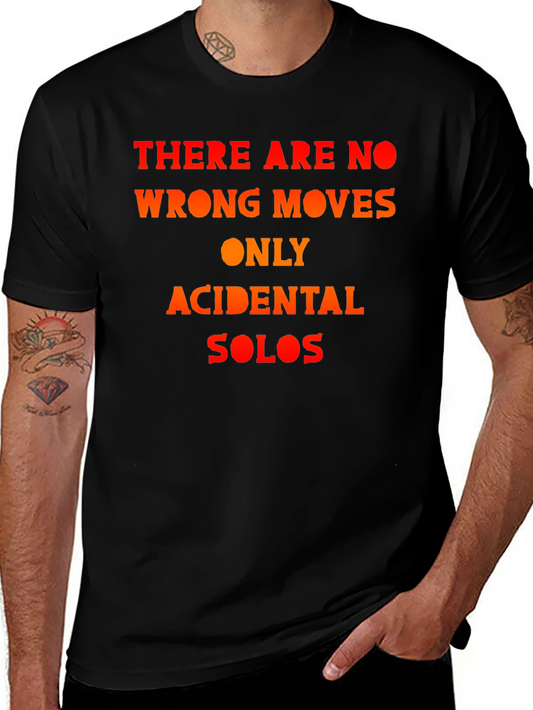 Funny Accidental Solos Black T-Shirt