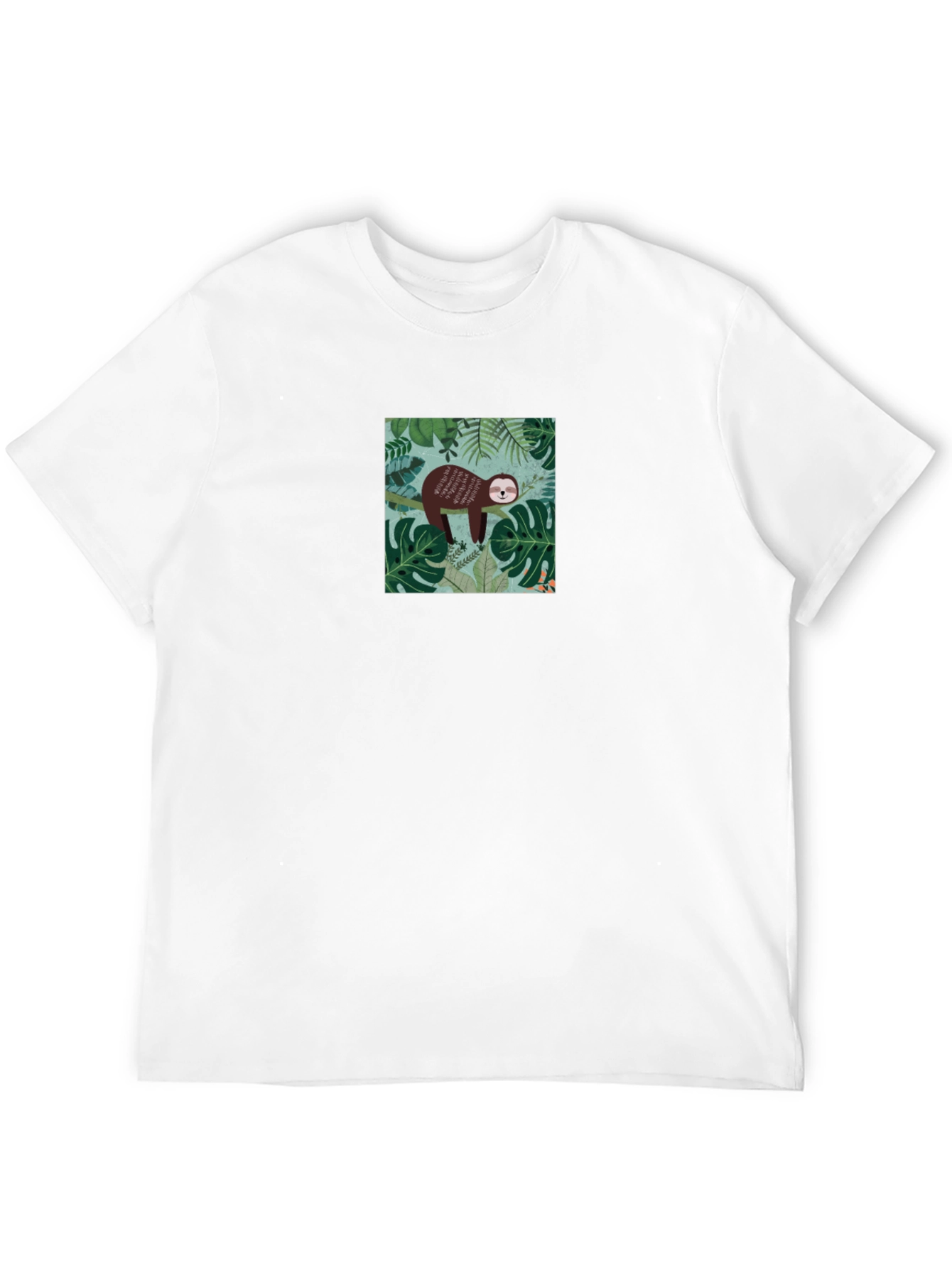 Sloth Graphic T-Shirt - Relaxed Jungle Vibes