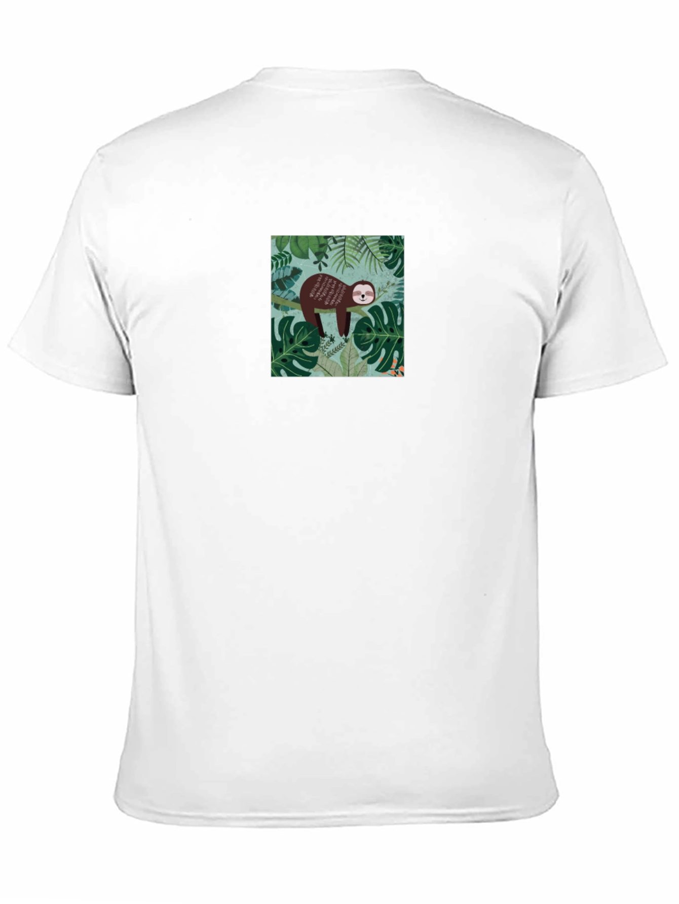Sloth Graphic T-Shirt - Relaxed Jungle Vibes