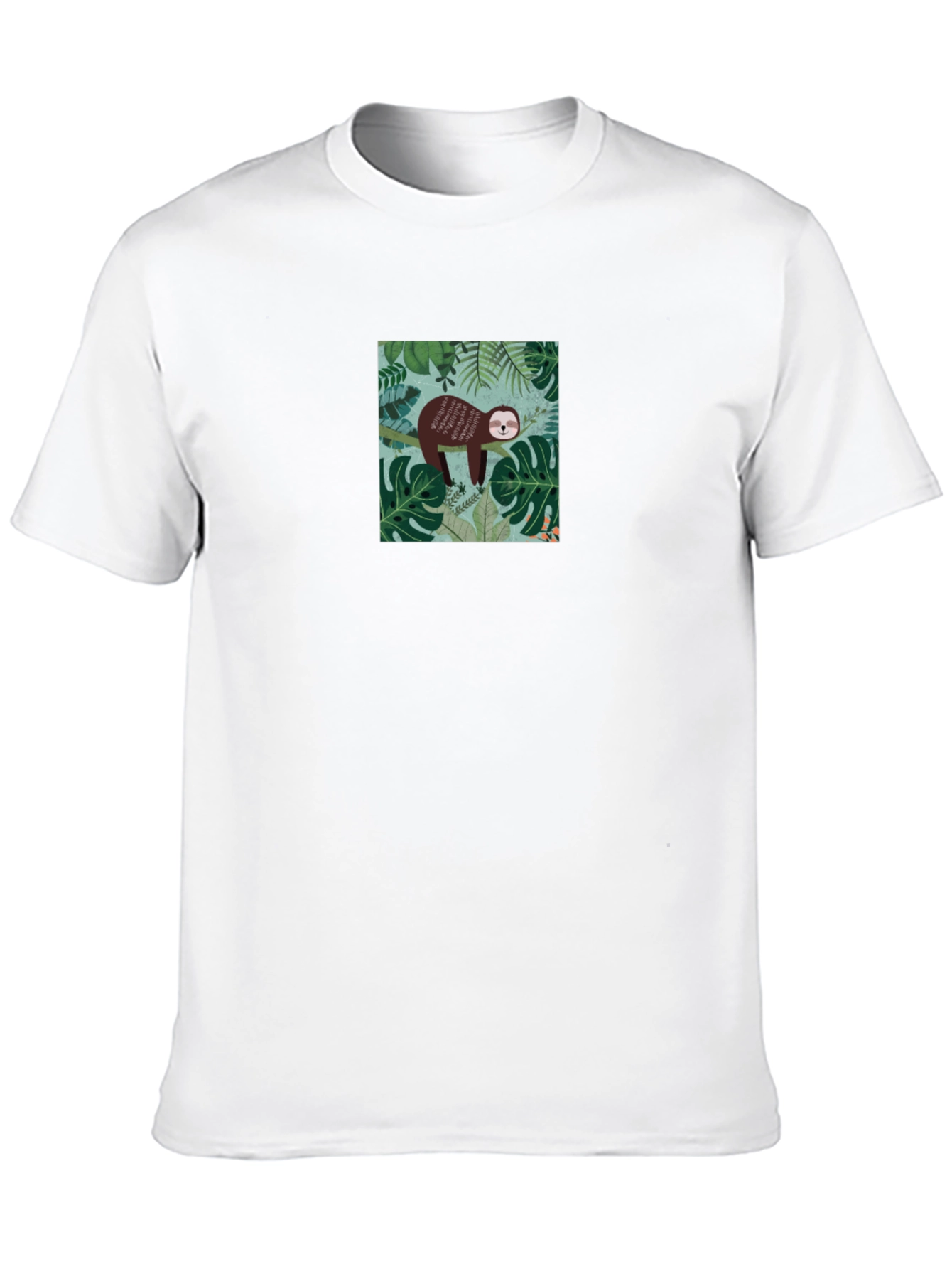 Sloth Graphic T-Shirt - Relaxed Jungle Vibes