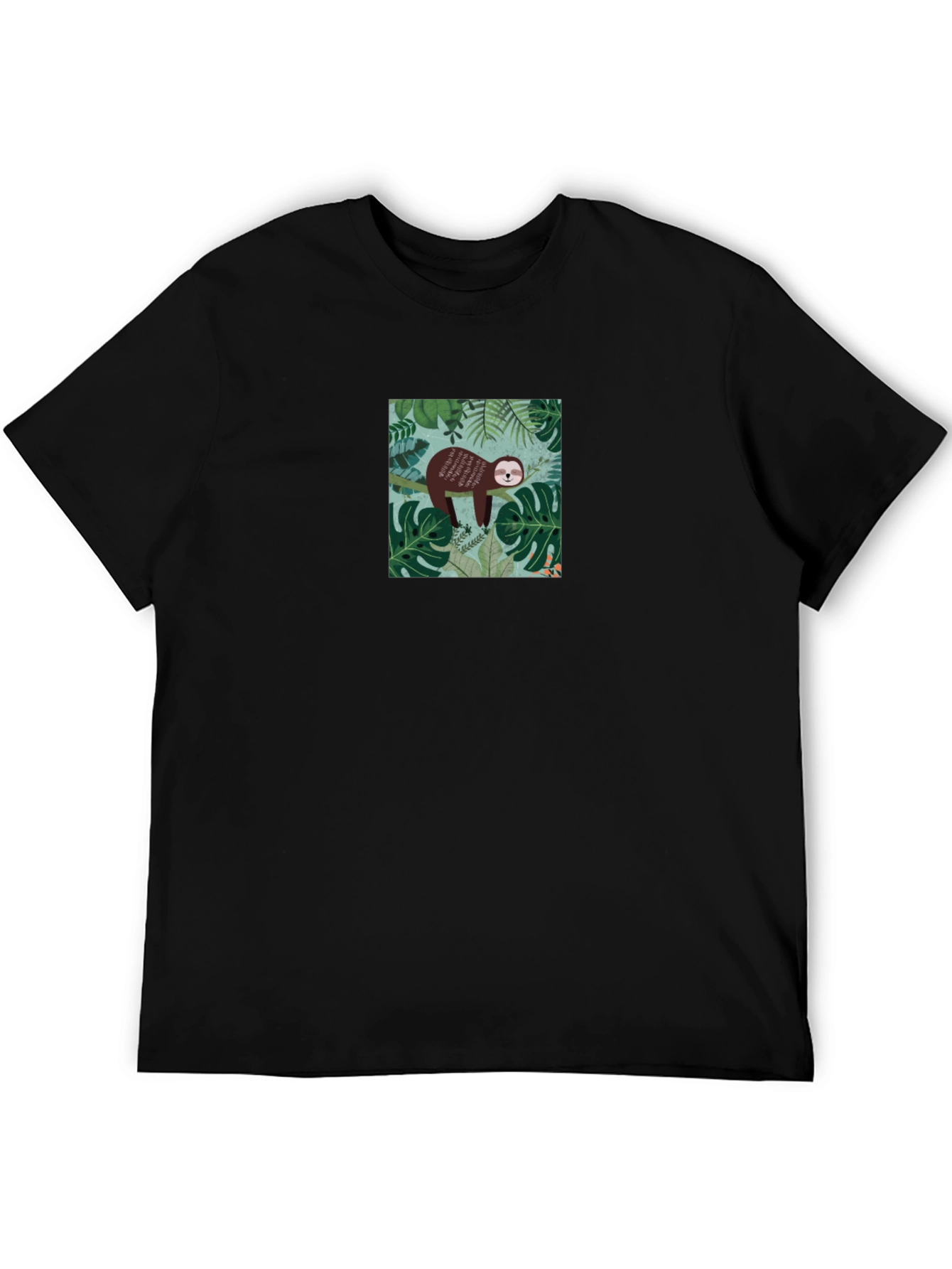 Sloth Graphic T-Shirt - Relaxed Jungle Vibes