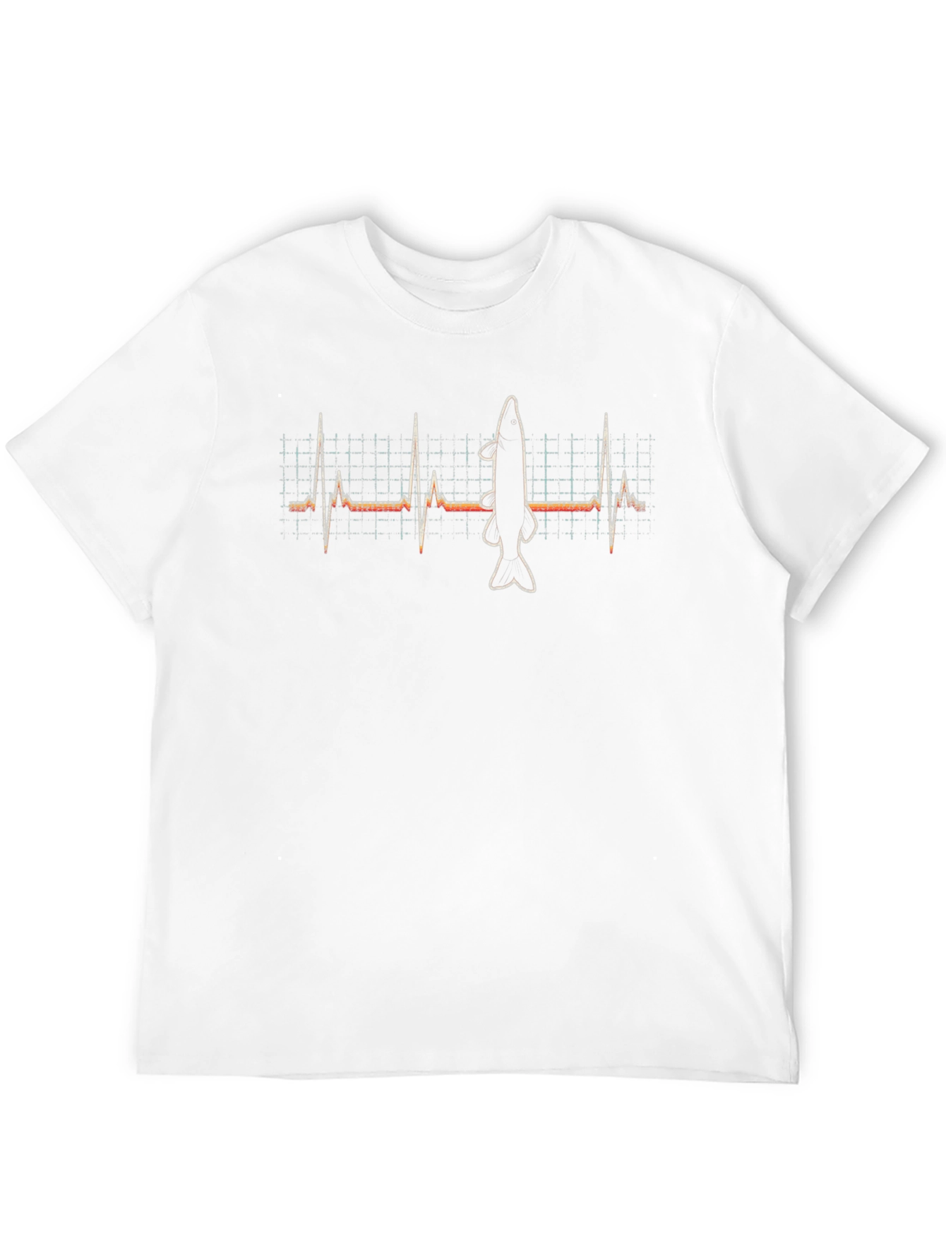 Fishing Heartbeat T-Shirt - Angler Gift