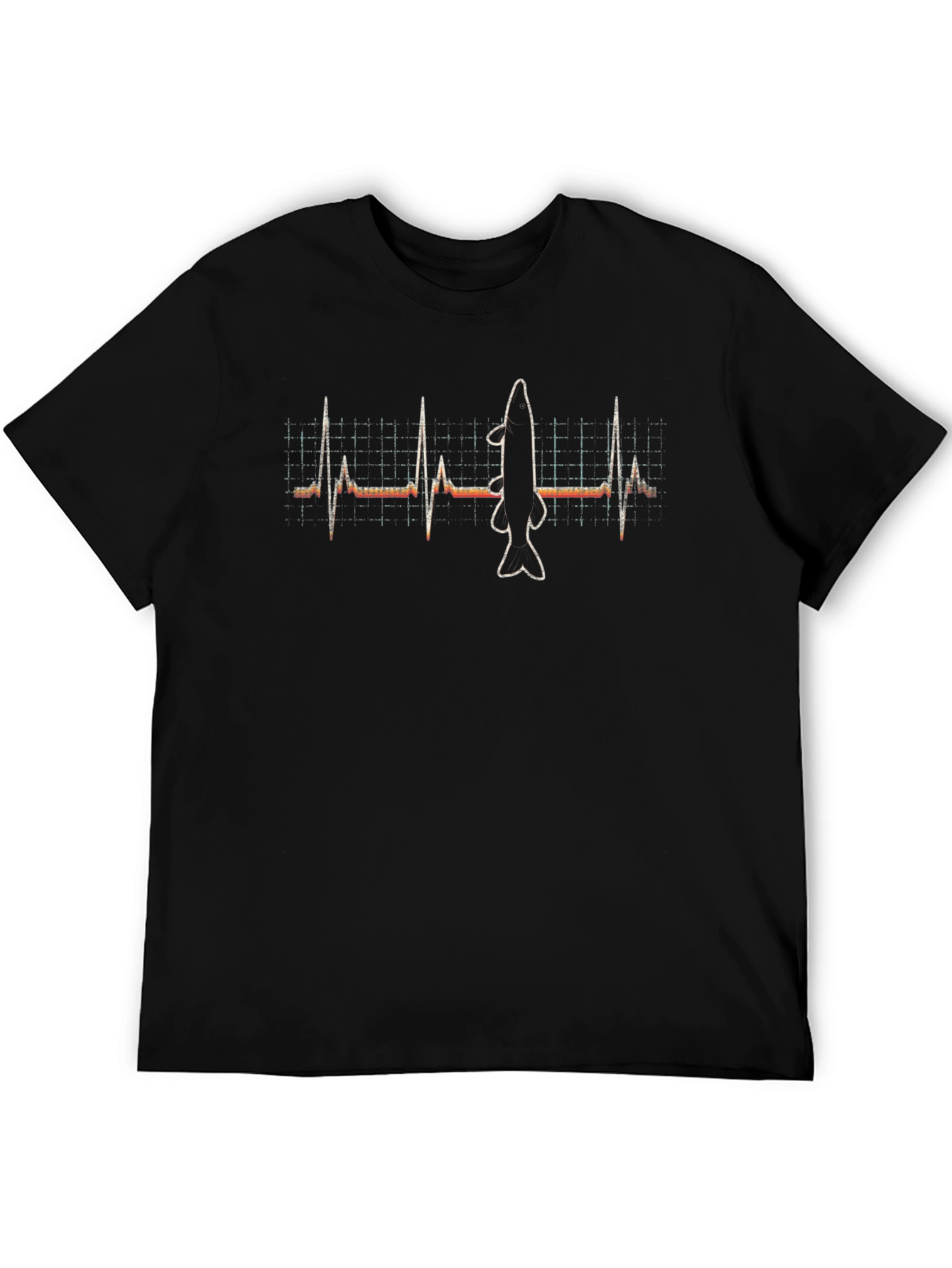 Fishing Heartbeat T-Shirt - Angler Gift