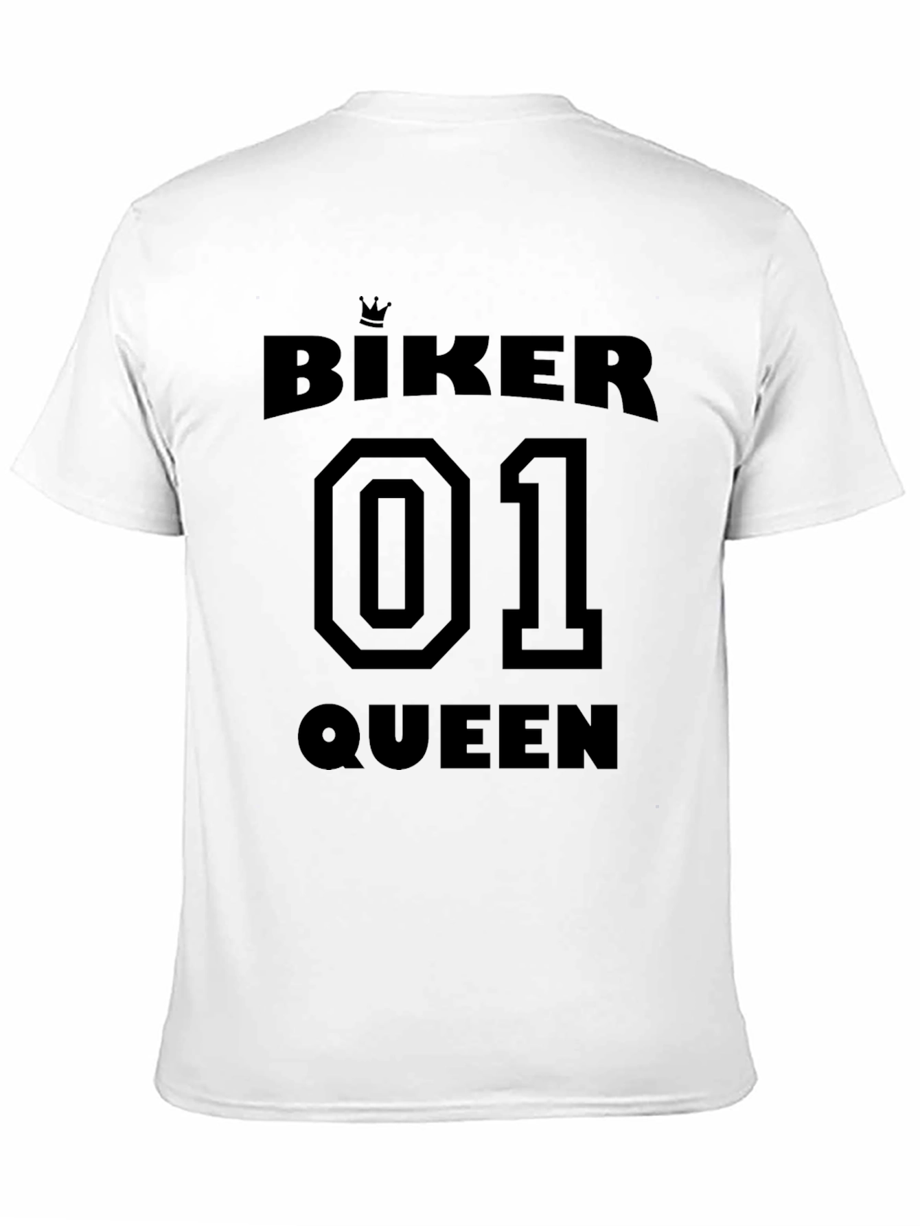 Biker Queen 01 Black Graphic Tee