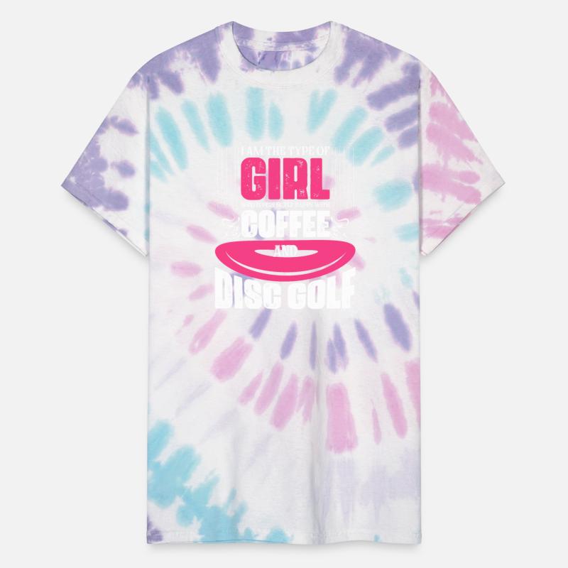 Girl Happy With Coffee And Disc Golf Disc Golfer F