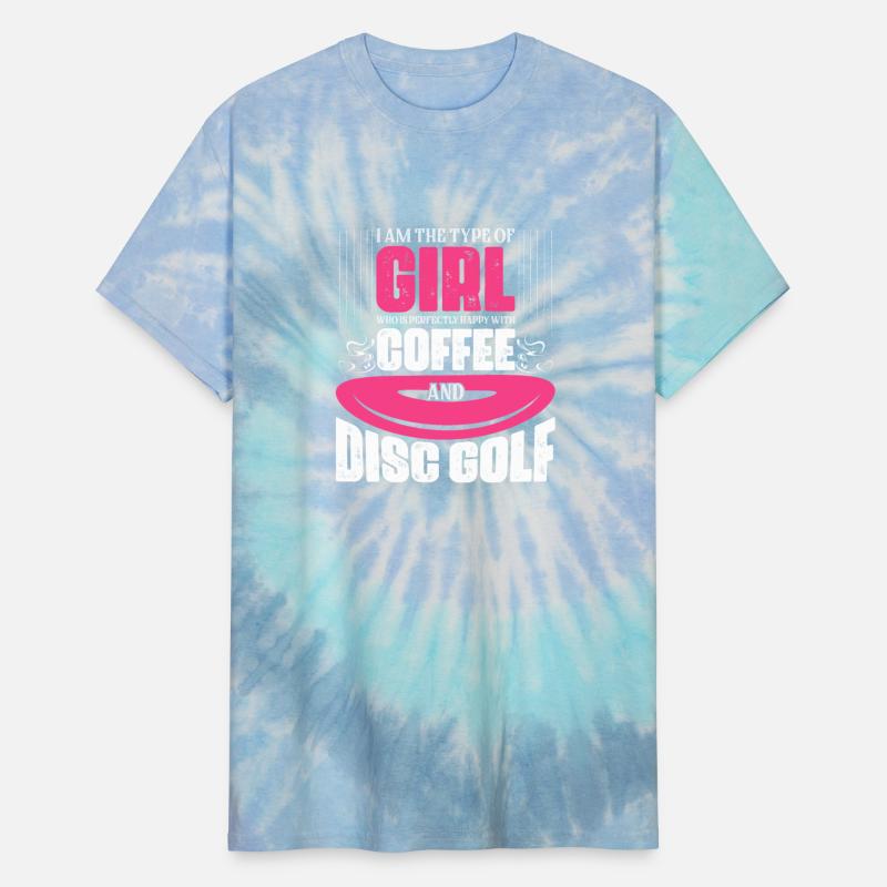 Girl Happy With Coffee And Disc Golf Disc Golfer F