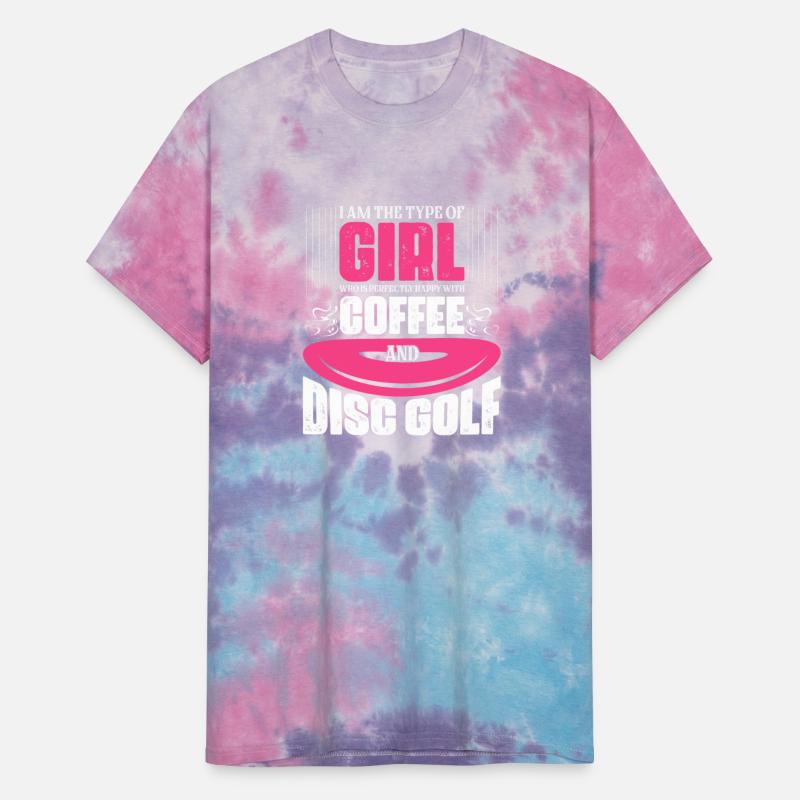 Girl Happy With Coffee And Disc Golf Disc Golfer F