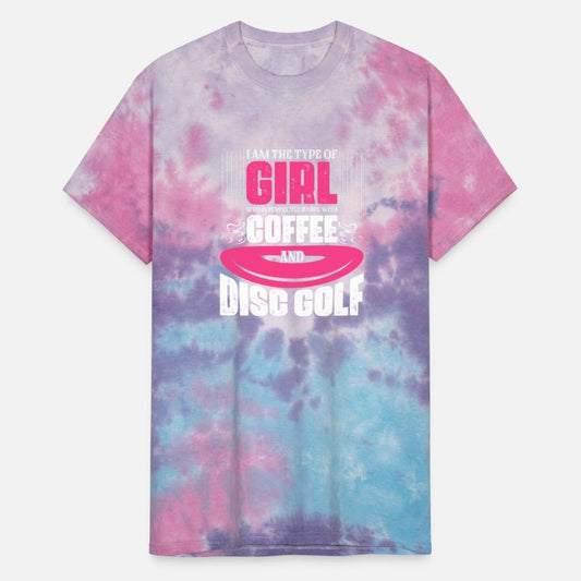 Girl Happy With Coffee And Disc Golf Disc Golfer F