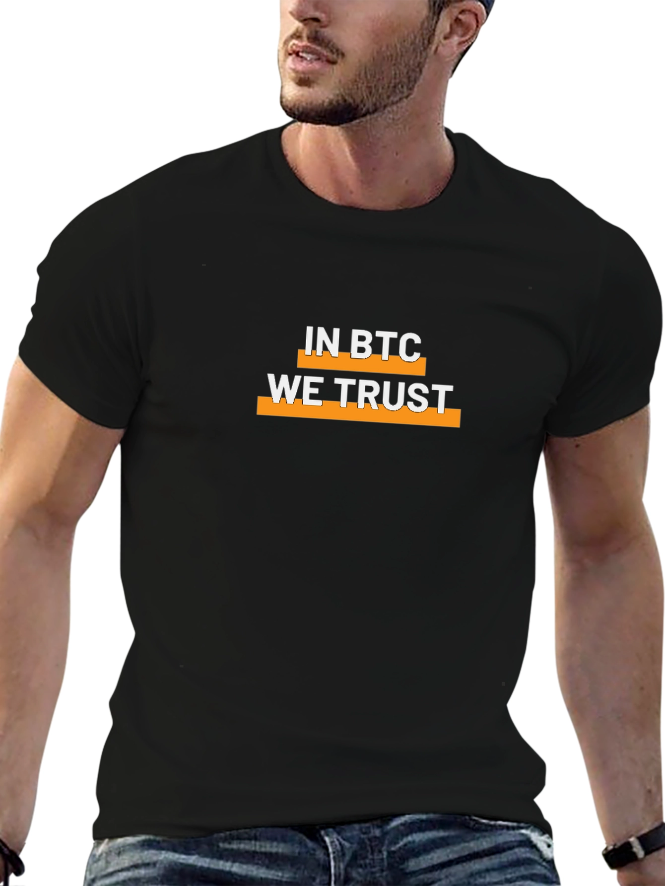 In BTC We Trust Black T-Shirt