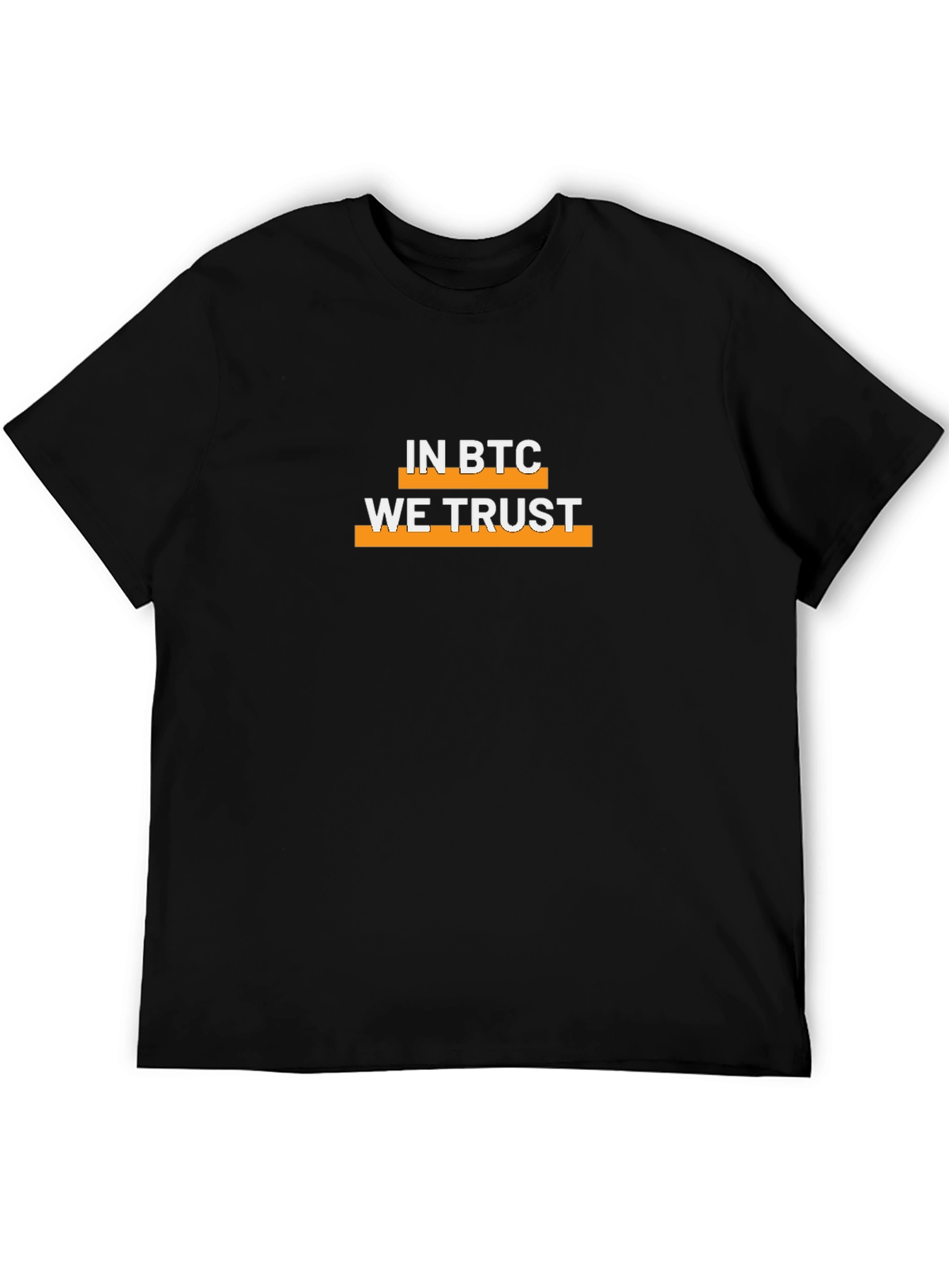 In BTC We Trust Black T-Shirt