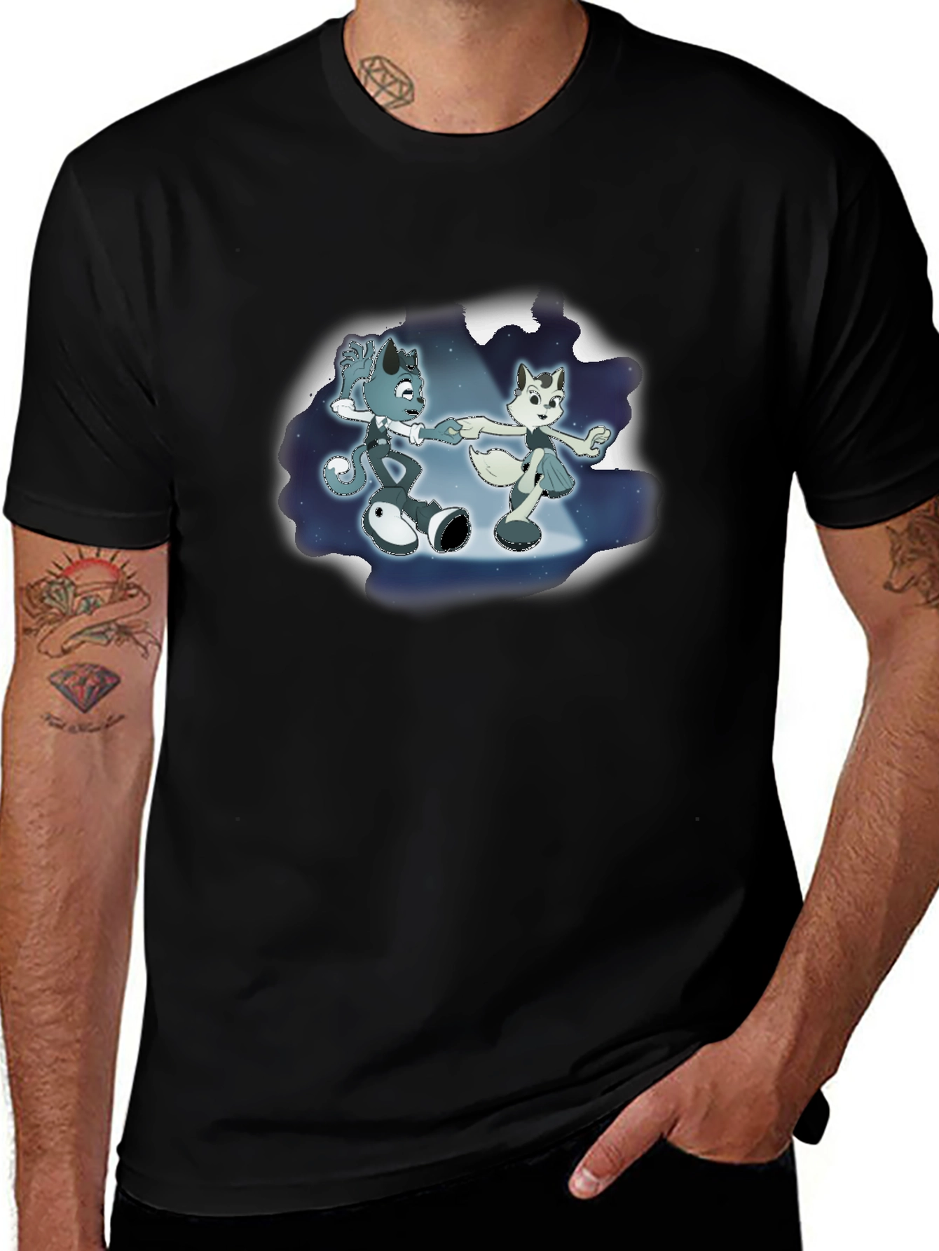 Cartoon Dance T-Shirt