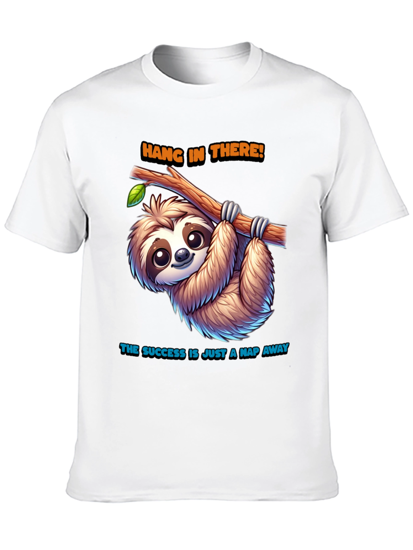 Hang In There Sloth Graphic T-Shirt