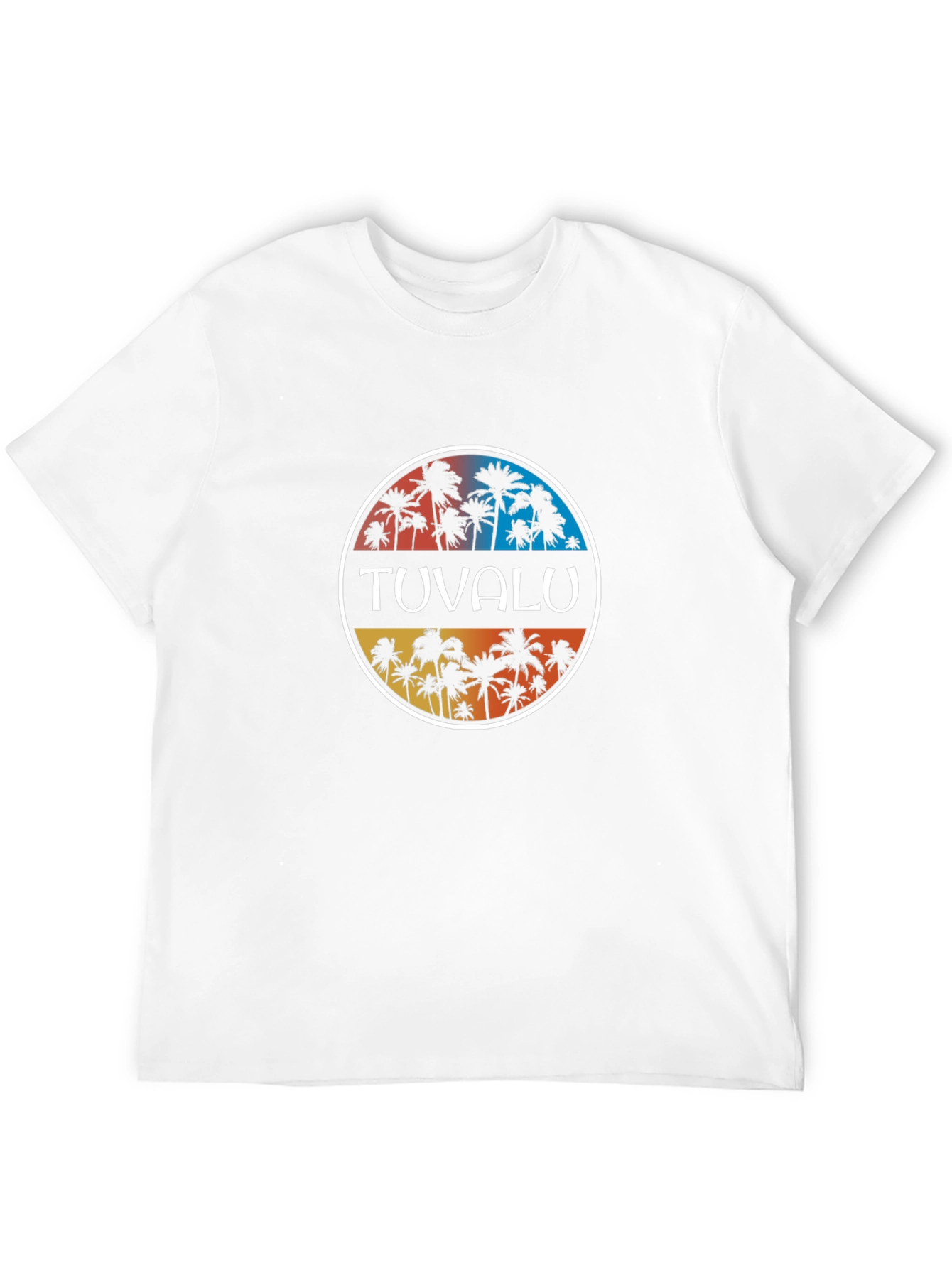 Tuvalu Palm Tree T-Shirt - Island Life Style